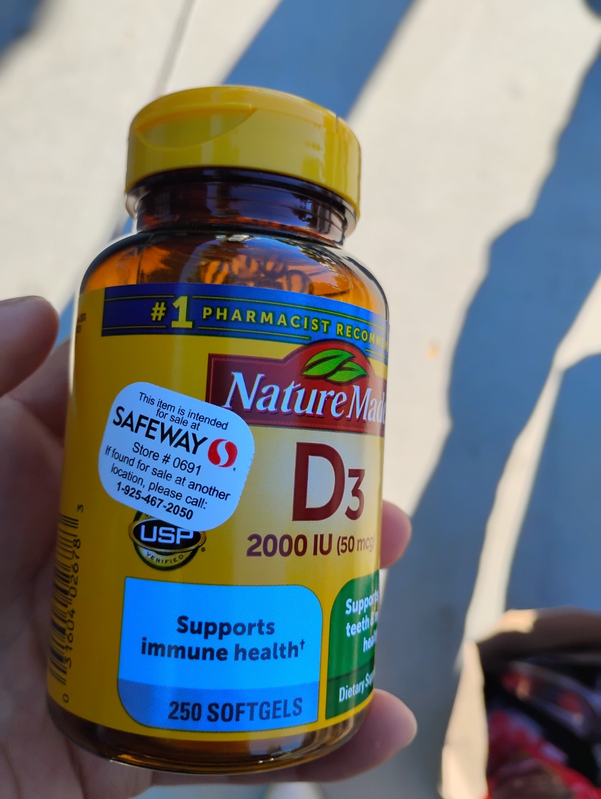 Nature Made Fish Oil 1200 mg, 360 mg OMEGA-3 300 Softgels (Exp 7/28)