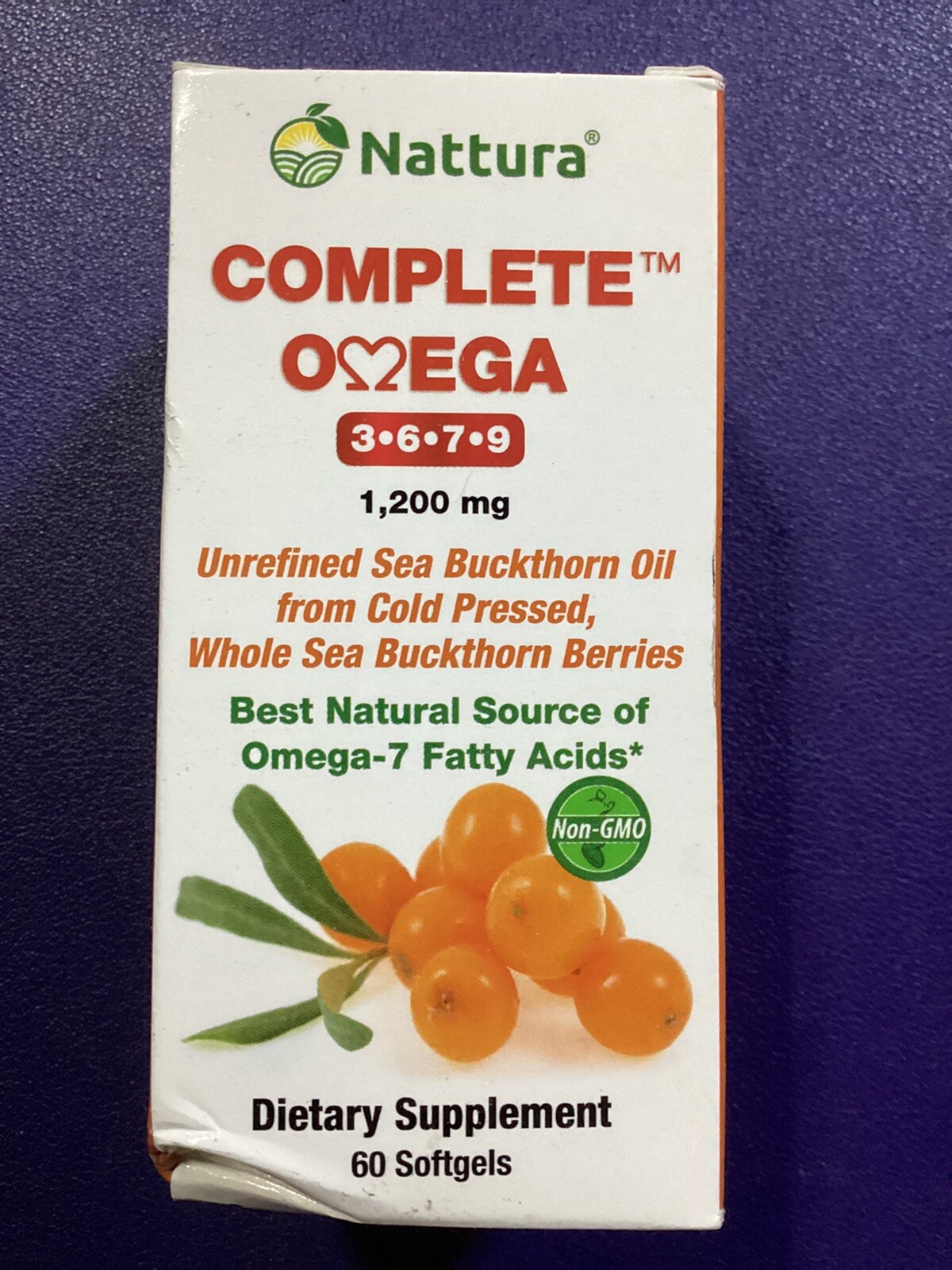 LOT OF 3 Nattura COMPLETE OMEGA 3-6-7-9 * Highest Quality