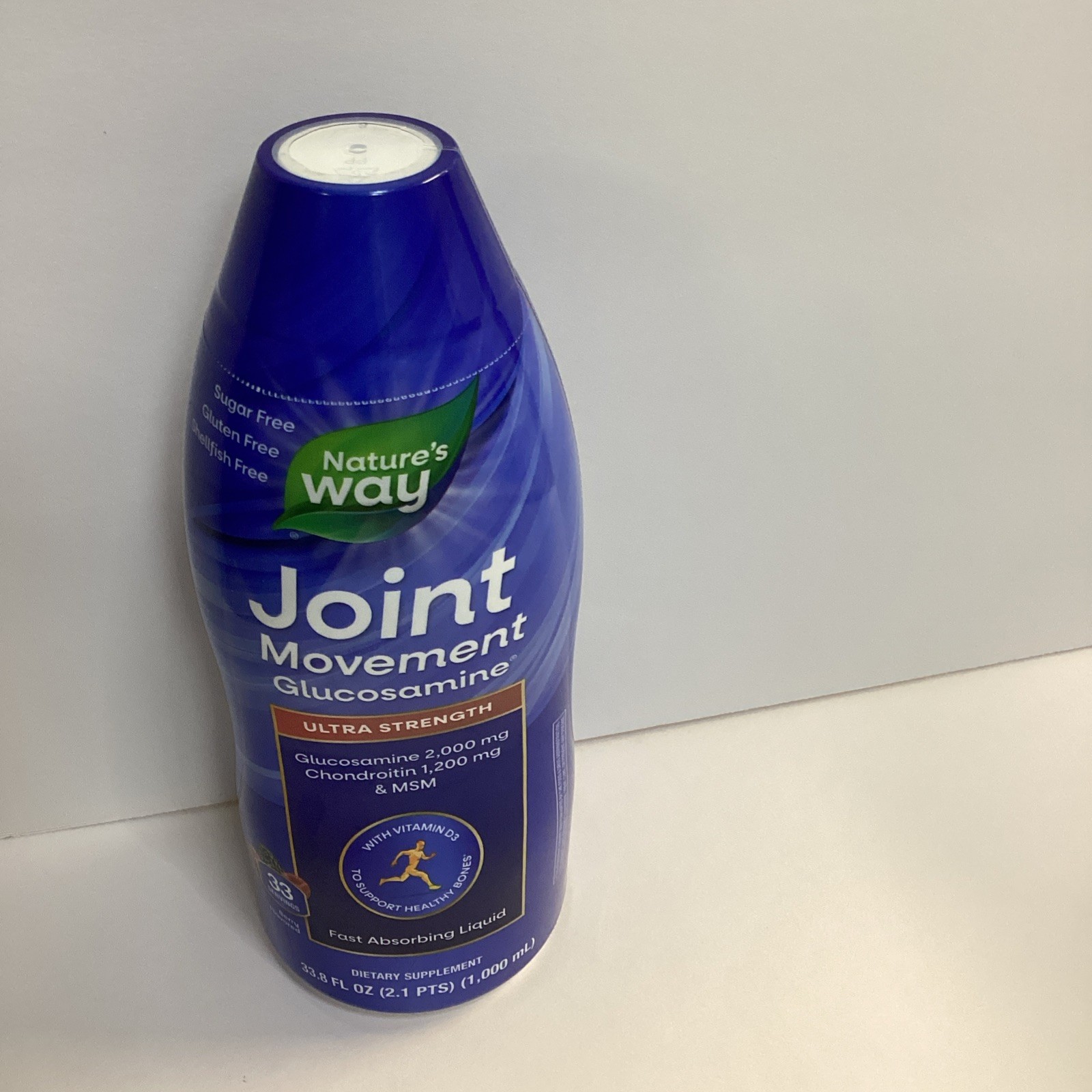 Nature’s Way Joint Movement Glucosamine Extra Strength 33.8oz Liquid EXP-05/27