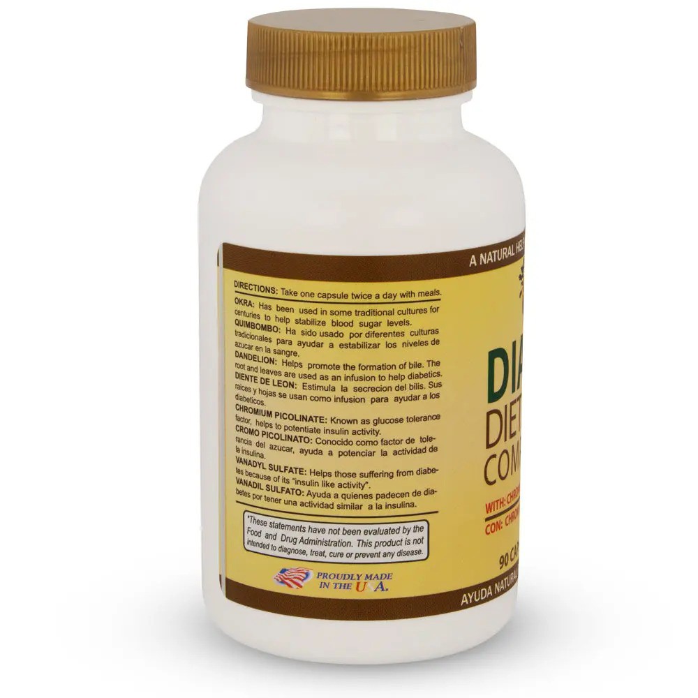 Sunshine Naturals Diabetic Dietary. Mineral Support. Glucose Control. 90 Caps