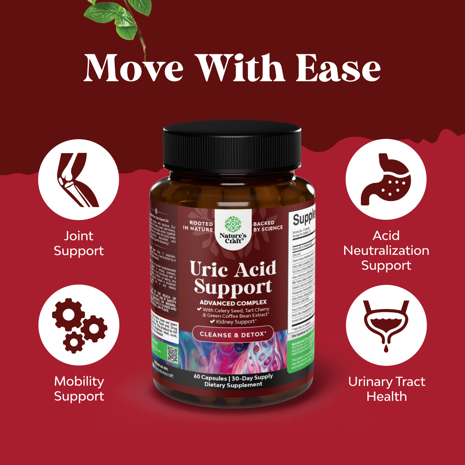 Herbal Uric Acid Cleanse and Detox – Essential Daily Kidney Cleanse