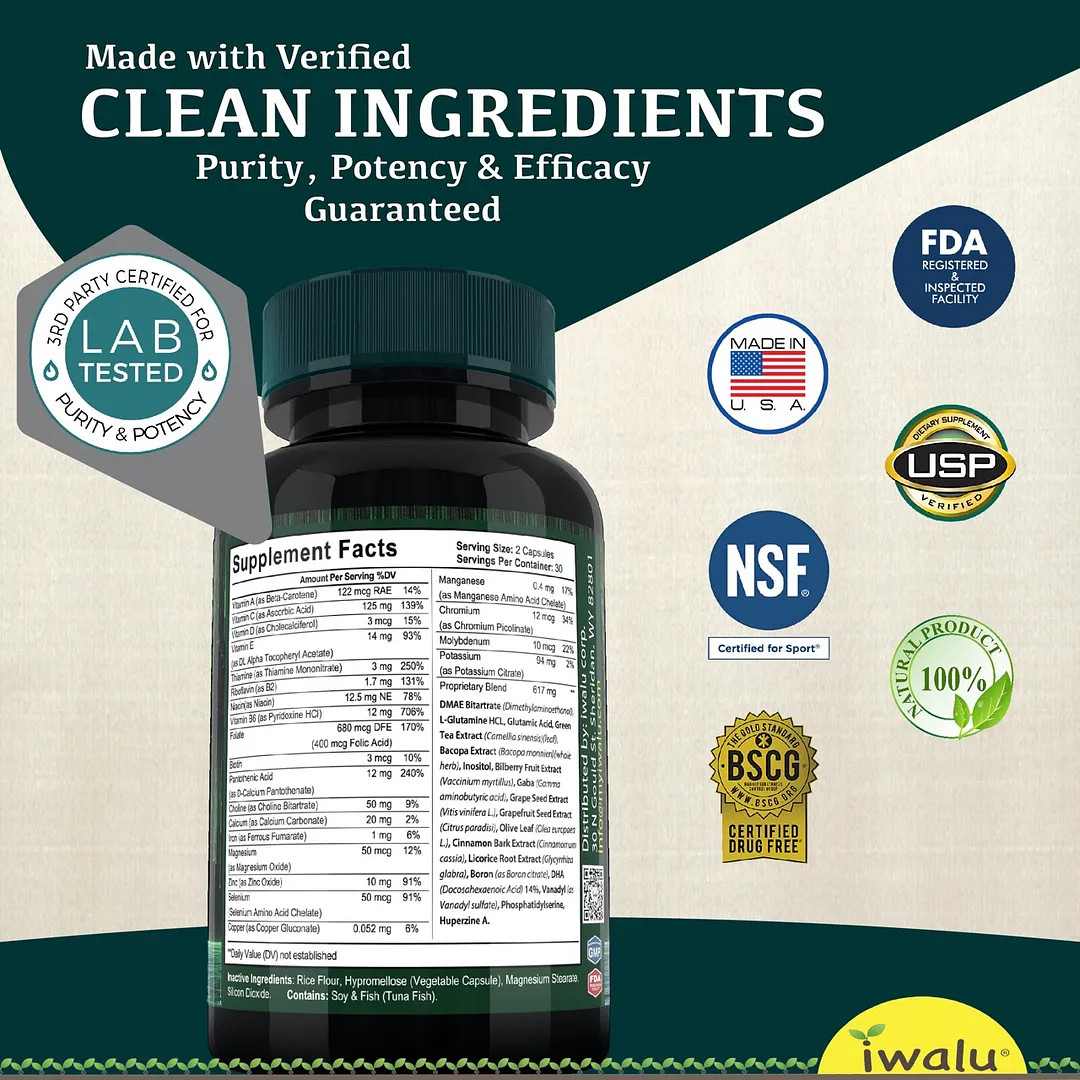 Memory Supplements | Best Supplement Office Computer Use FREE SHIP