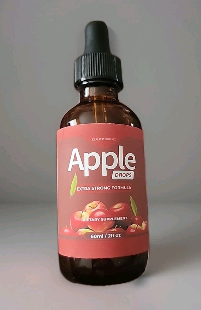 Apple Keto Drops Dietary Supplement Extra Strong Formula, 2 oz (60ml)