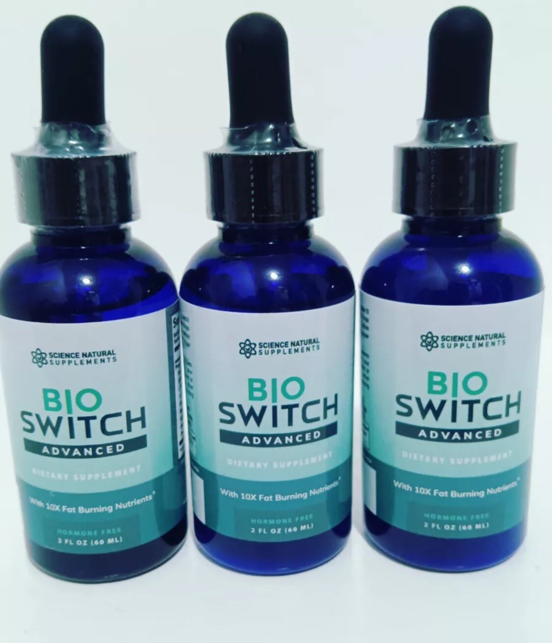 3 Pack Science Natural Supplements Bio Switch Dietary Supplement 2 Fl Oz. NEW