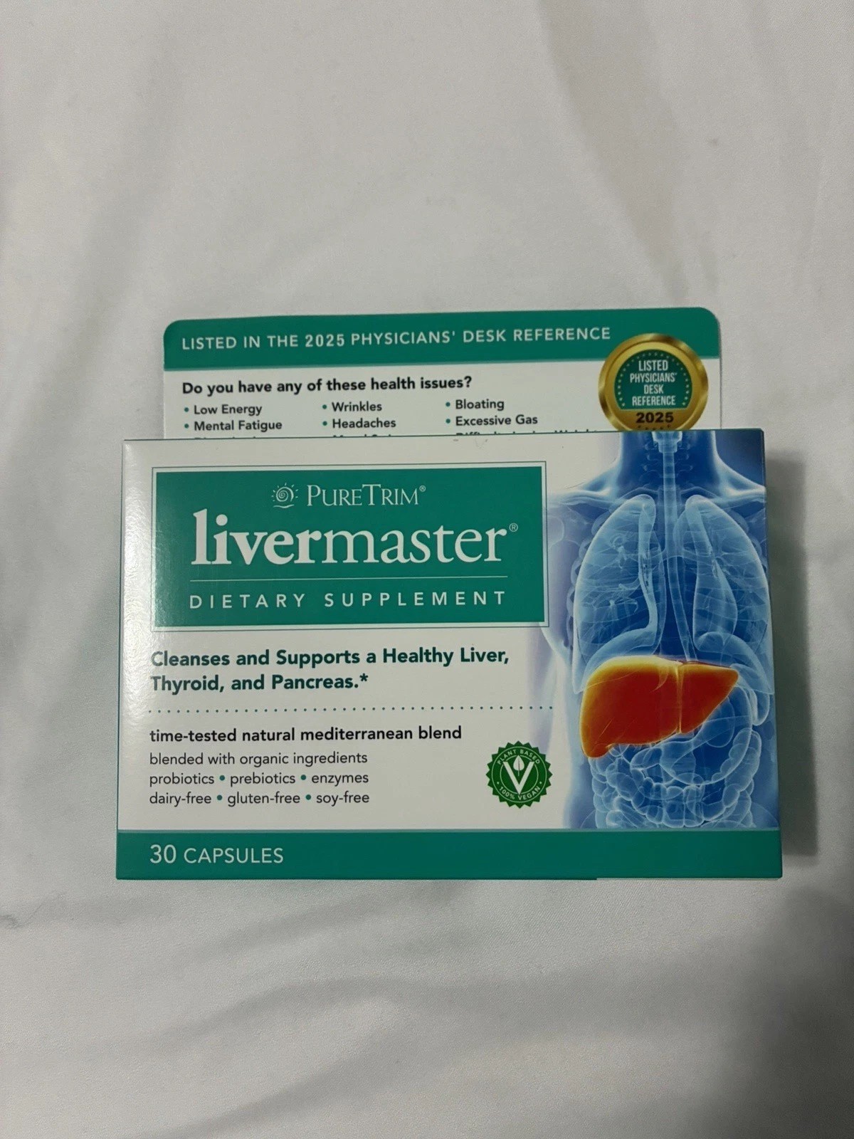 PureTrim LiverMaster 30-Day Cleanse Starter Pack Daily Complete Experience New