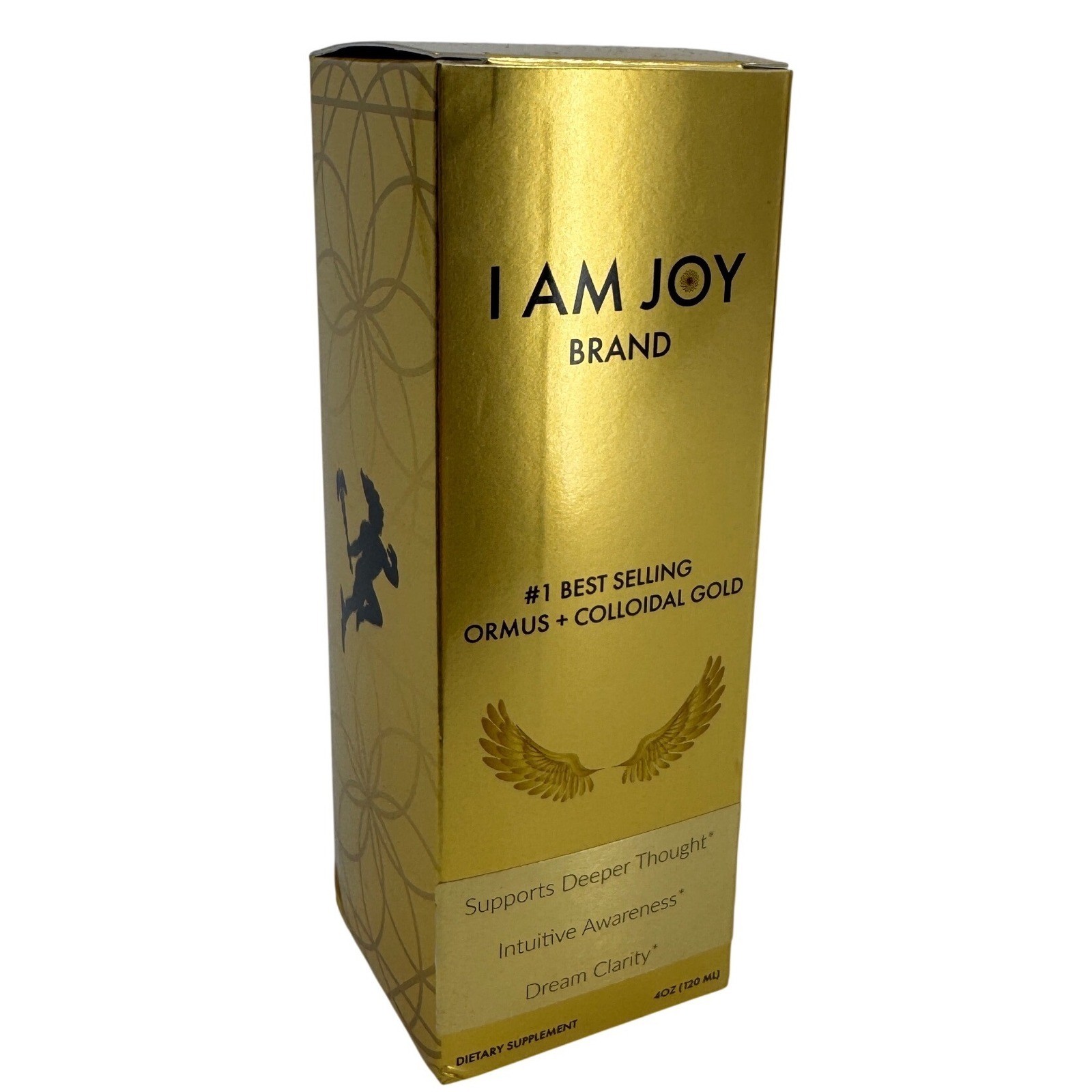 I AM JOY BRAND Ormus + Colloidal Gold Dietary Supplement 4oz 120ml Exp 12/2026