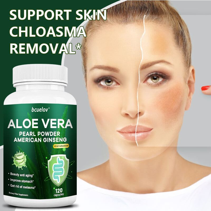 Aloe Vera Pearl Powder*beauty*improve Stomach Capsules-Digestive Support