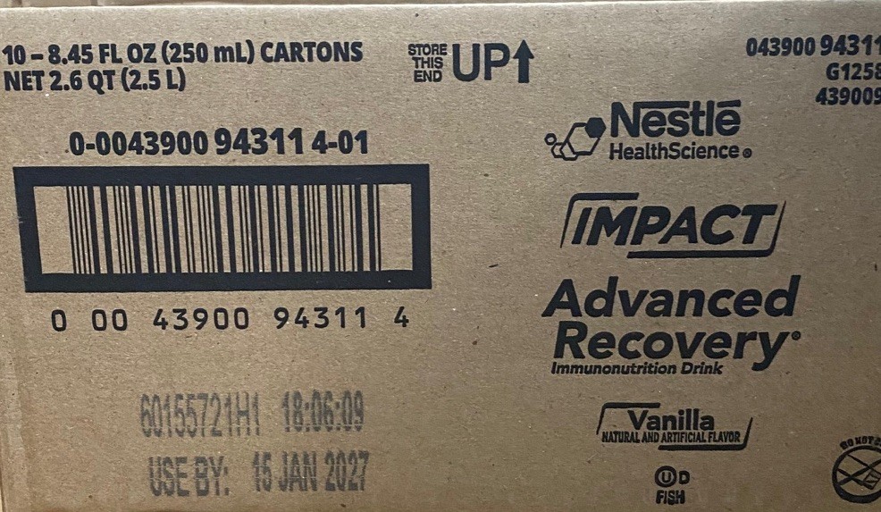 BEST OFFER ….IMPACT ADVANCED RECOVERY® DRINK Vanilla 8.45oz -Case of 10