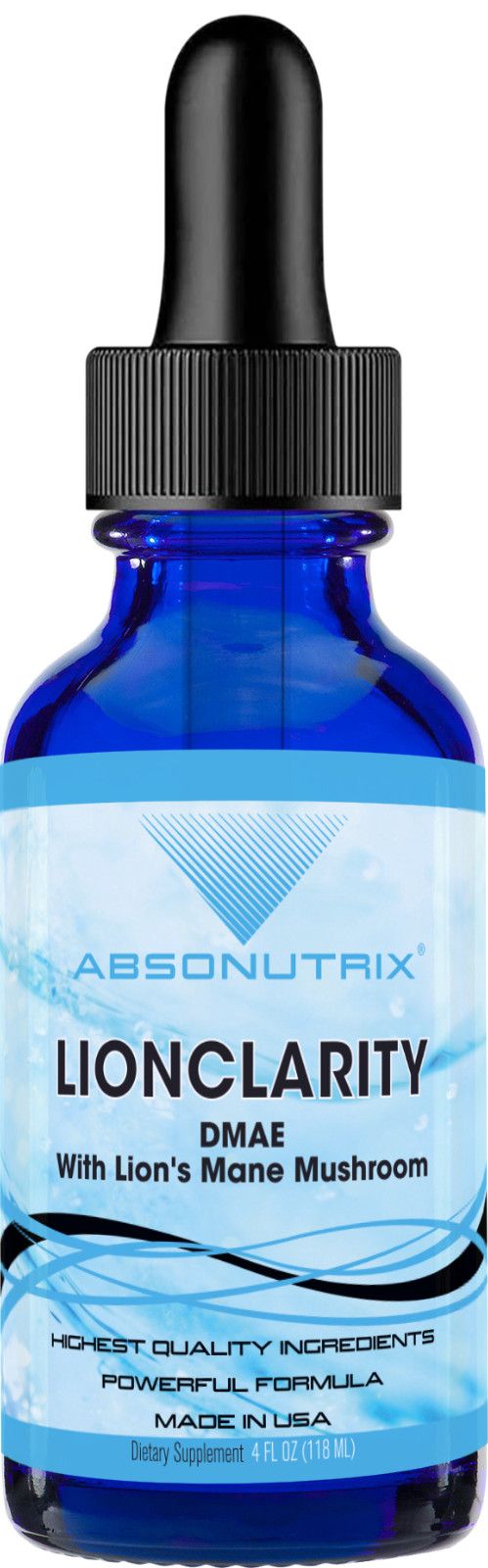 Absonutrix LionClarity, 390 mg, 4 FL Oz Liquid, 302 Servings, Made in USA