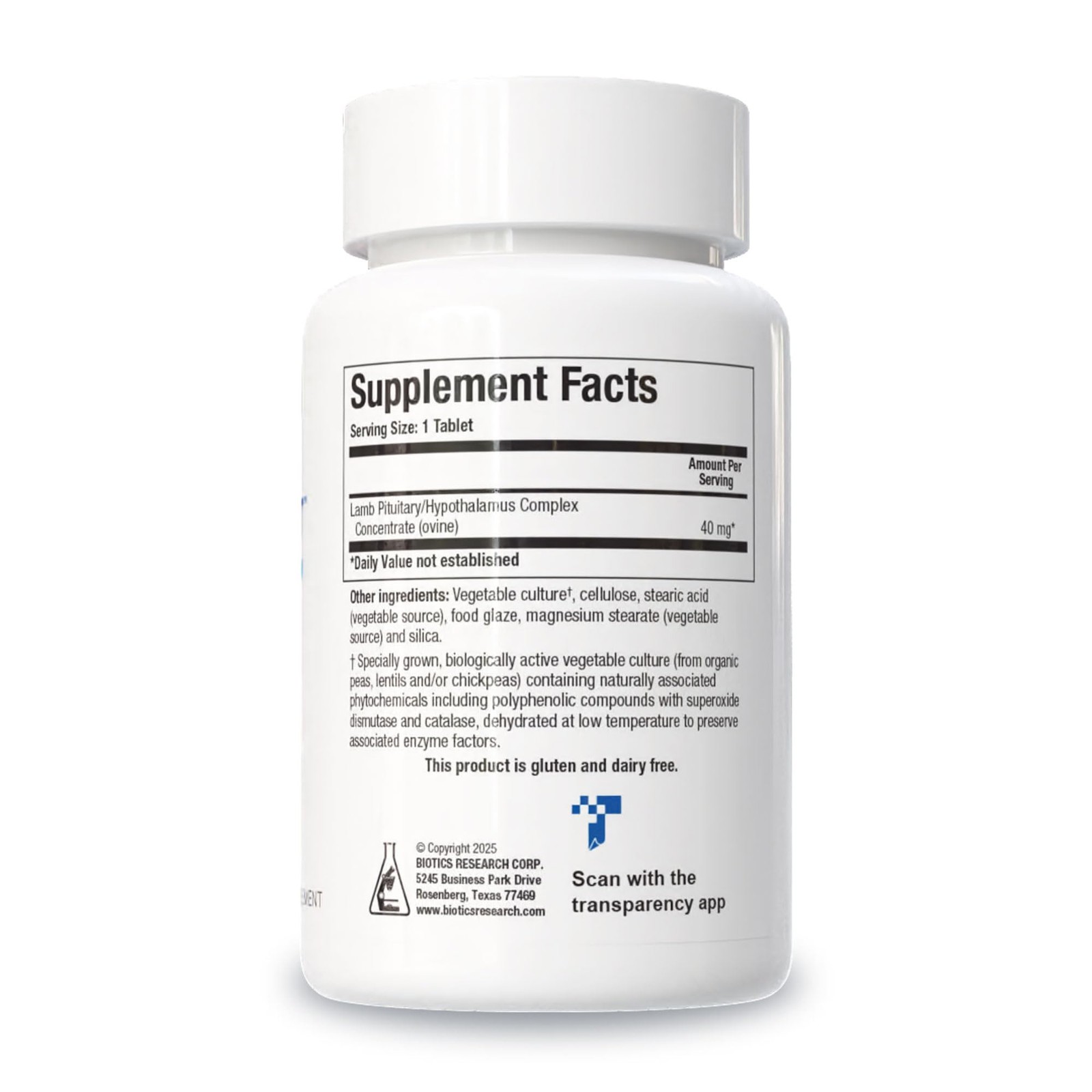 Biotics Research Cytozyme PT HPT Lamb 60 Count (Pack of 1)