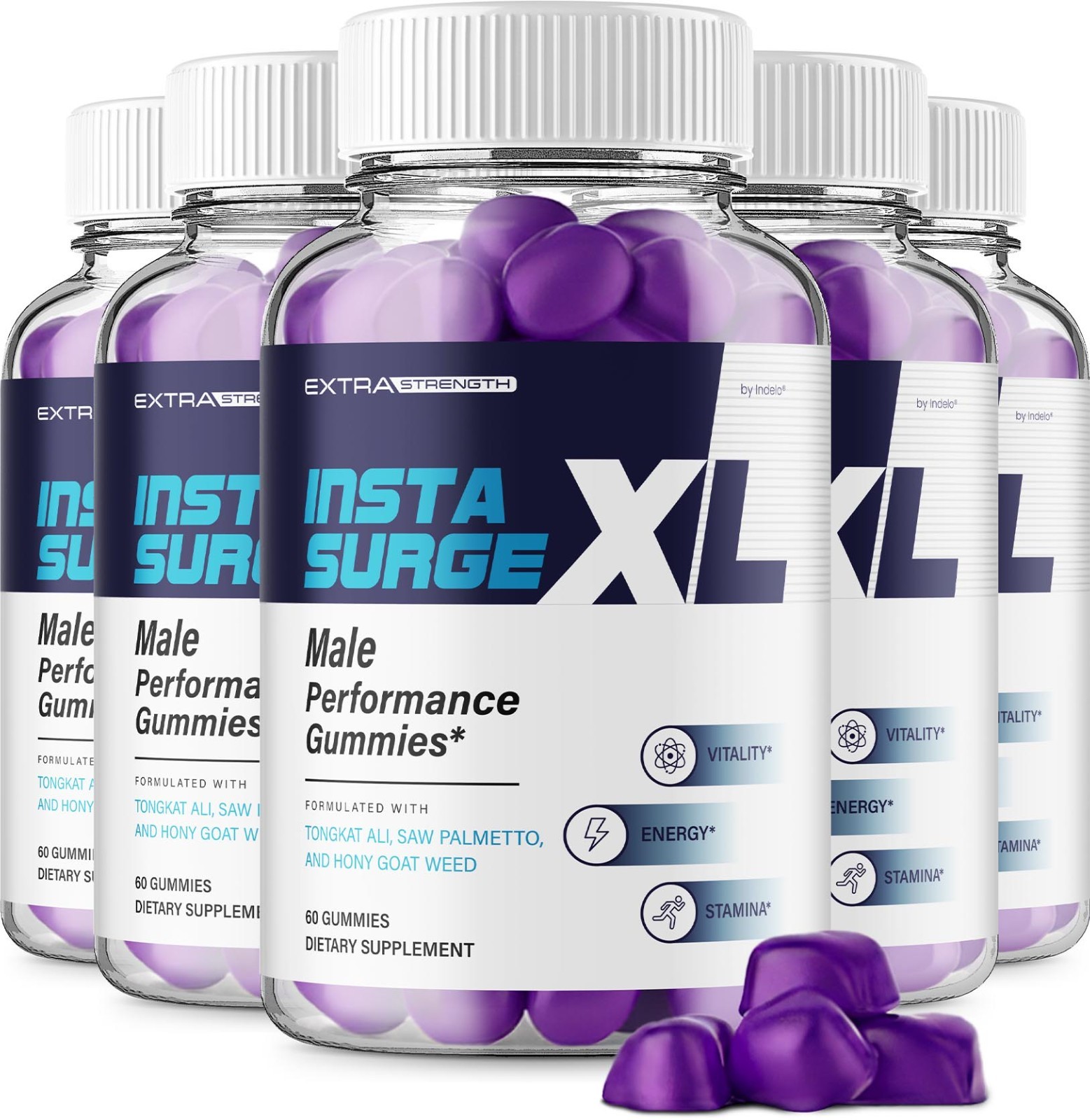 (5 Pack) Insta Surge XL Gummies for Men – InstaSurge XL Gummy Natural Blend