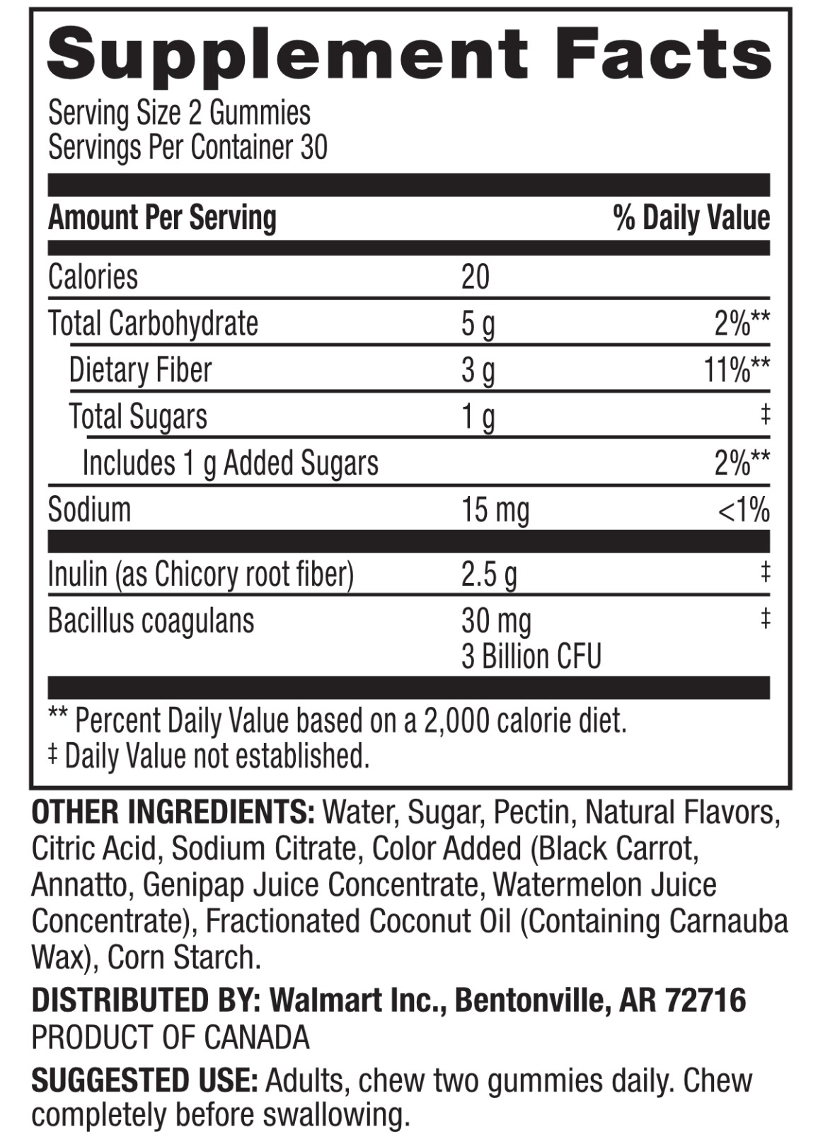 Spring Valley Probiotic + Prebiotic Vegetarian Gummies, 60 CT..+