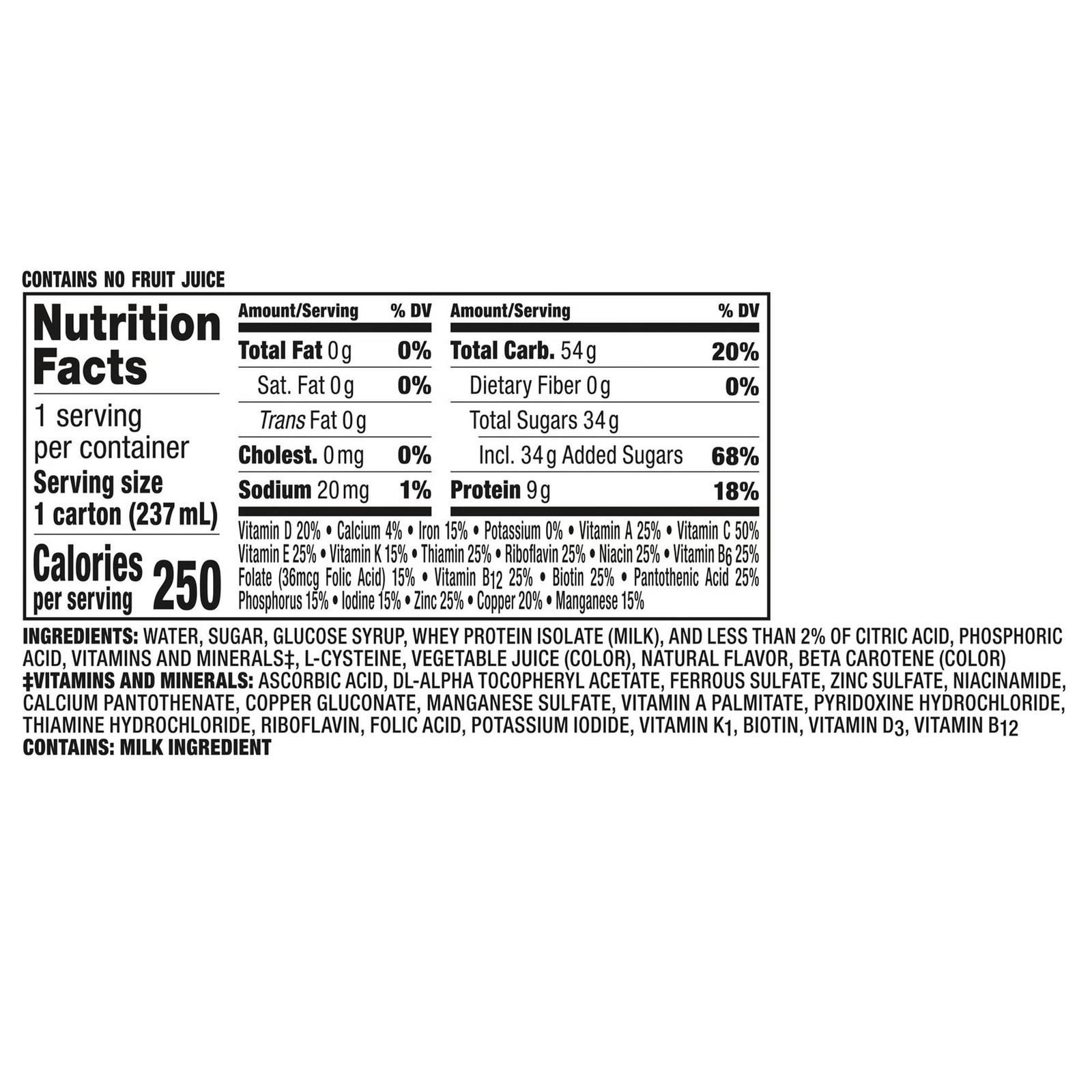 Nestle Boost Breeze Nutritional Drink Orange 8 oz Carton 24 Ct