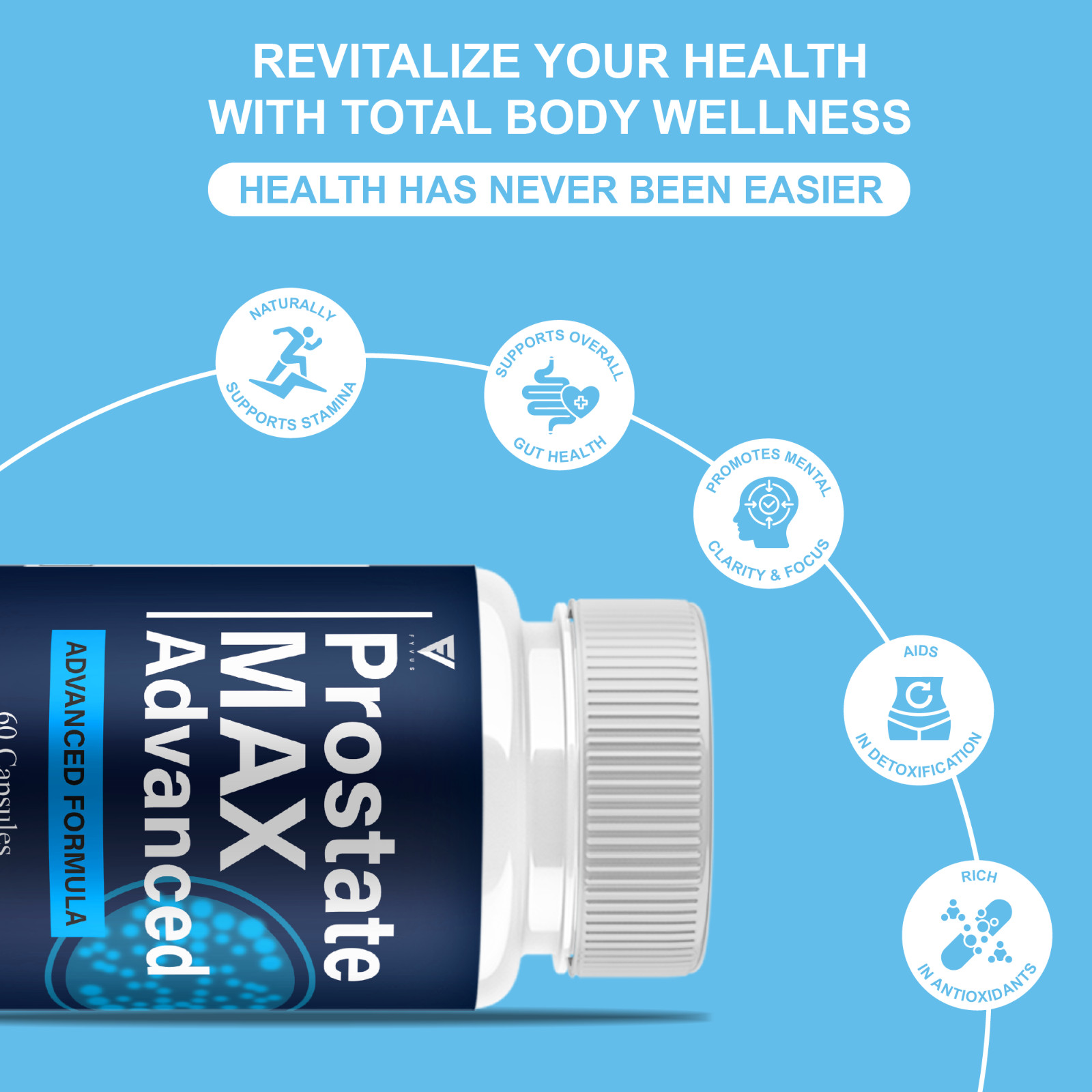 (2 Pack) Prostate Max Advanced Capsules, ProstateMax Daily Pills (120 Capsules)