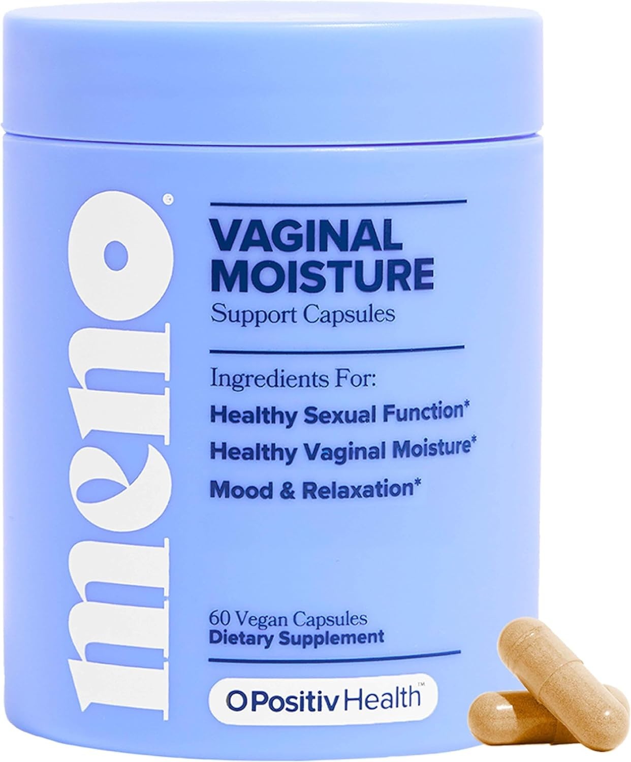 O Positiv MENO Vaginal Moisture 60 Capsules Menopause Support Women NEW