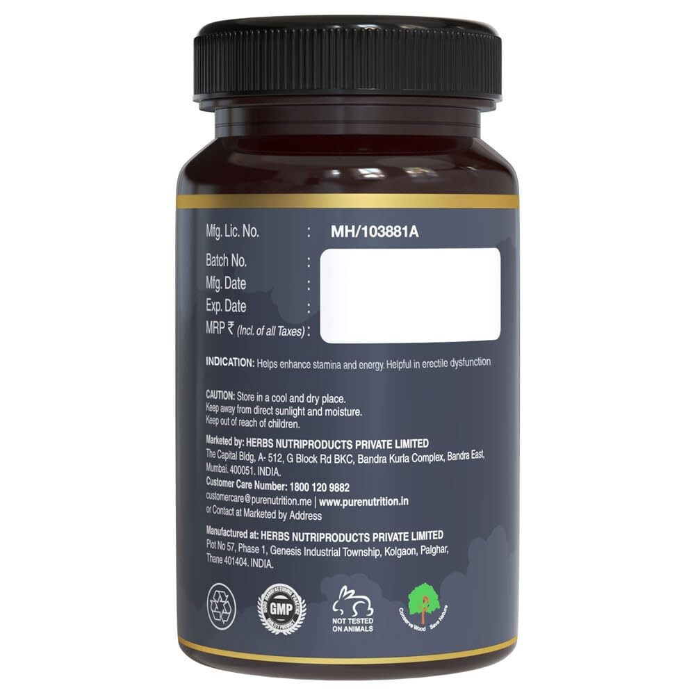 Pure Nutrition Shilajit Gold for men Help Maintain Overall Health & Stamia