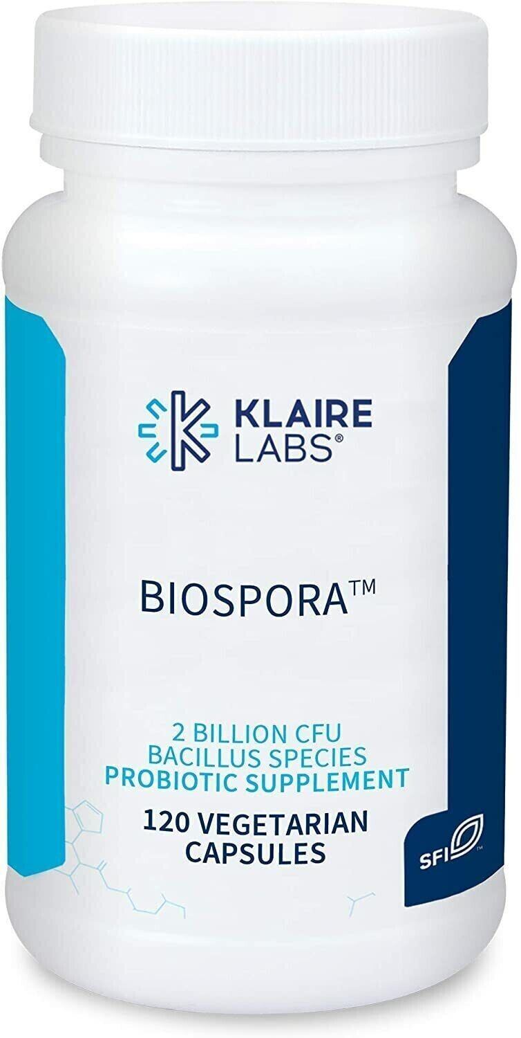 Klaire Labs SFI Biospora Probiotic, Bacillus Coagulans & Subtilis New exp. 7/24