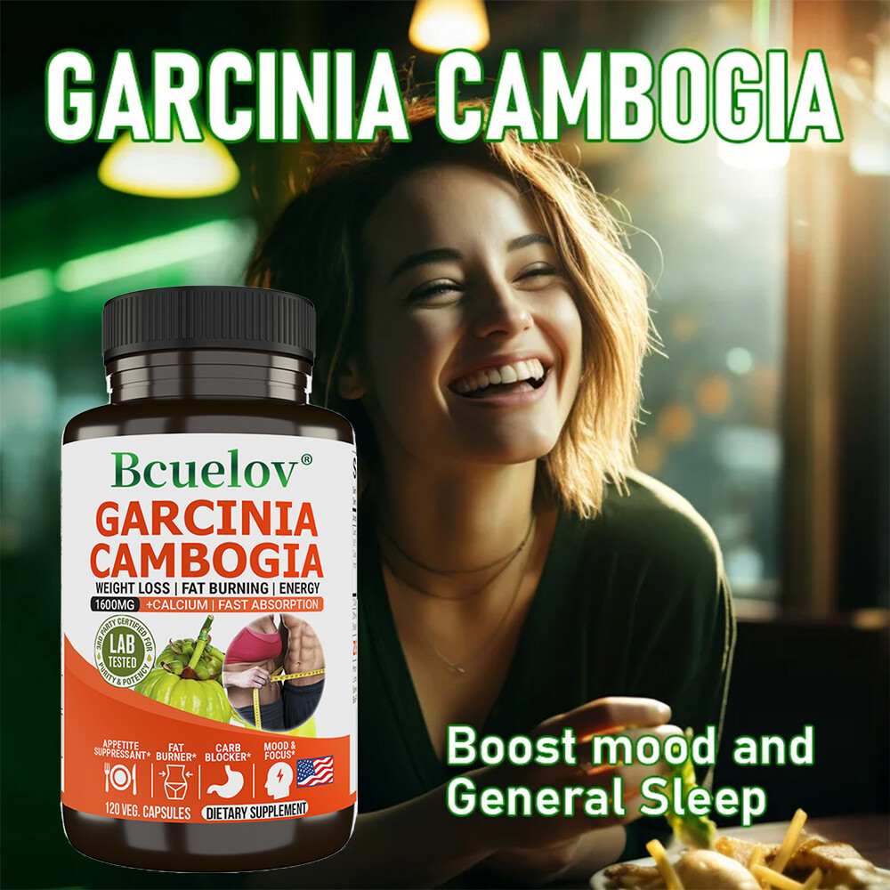 GARCINIA CAMBOGIA 1600mg 50% HCA Extract Weight Loss Capsules – Fat Burner