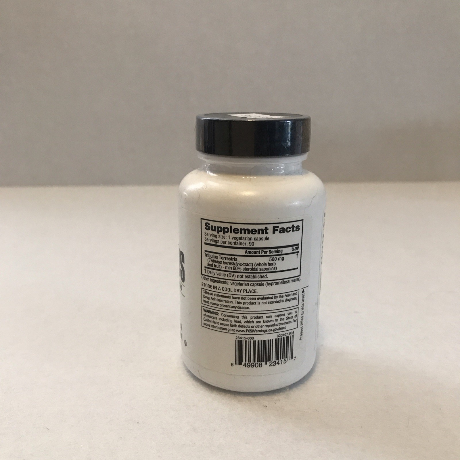 NutraBio Tribulus Terrestris 500mg Vegetarian Gluten Free Capsules 90 Count