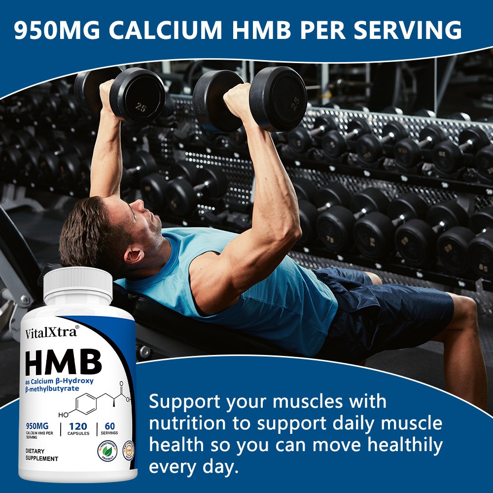 Calcium β Hydroxy β Methylbutyrate Capsules Enhance Protein Synthesis 30-120 CT