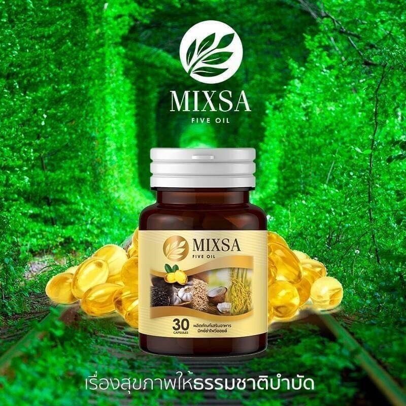 6 X MIXSA FIVE Oils 5 Natural Stimulate Metabolism Nourishing Bone Sleep Brain
