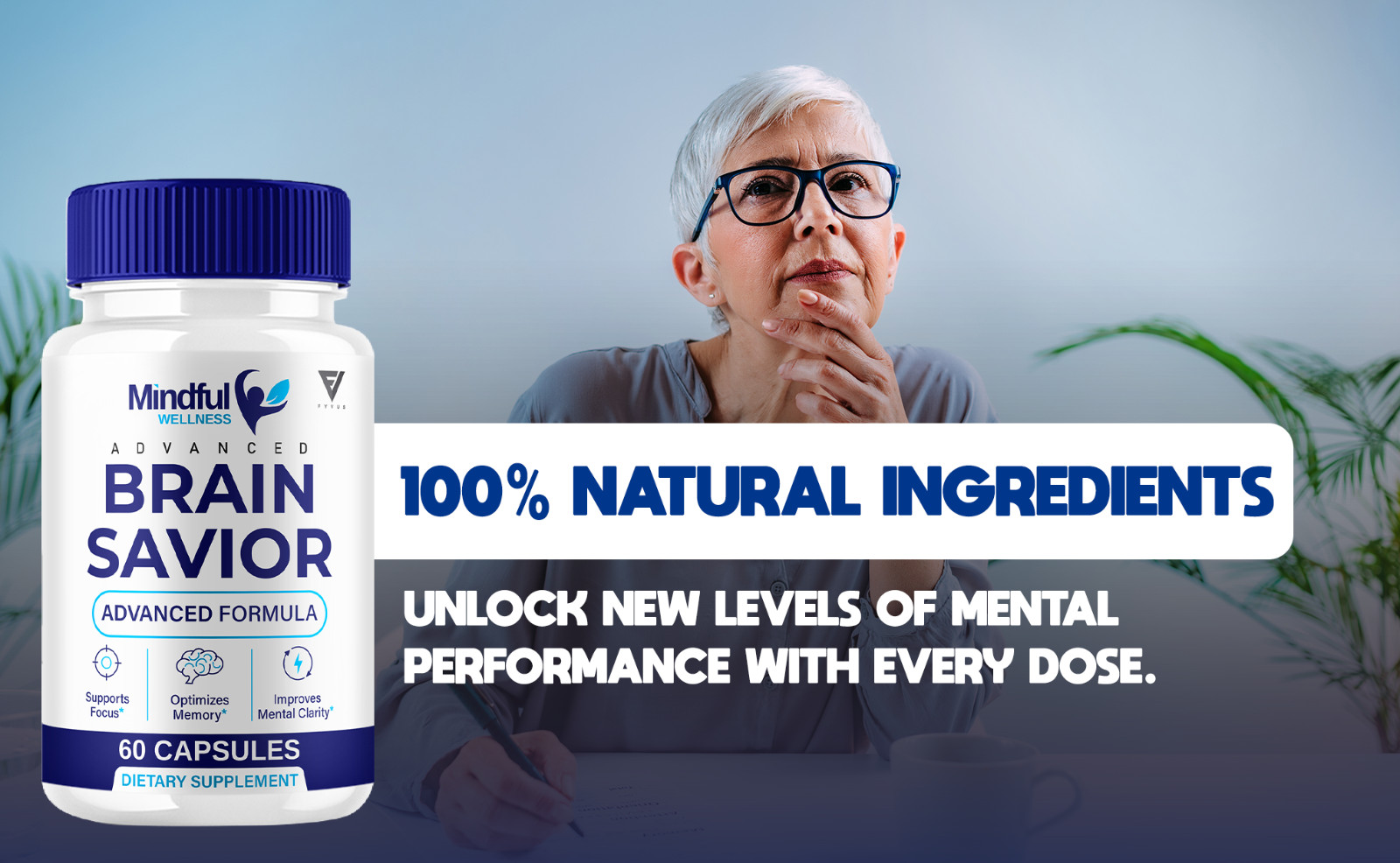 Mindfull Wellness Brain Savior Mindful Wellness Pills (60 Capsules)