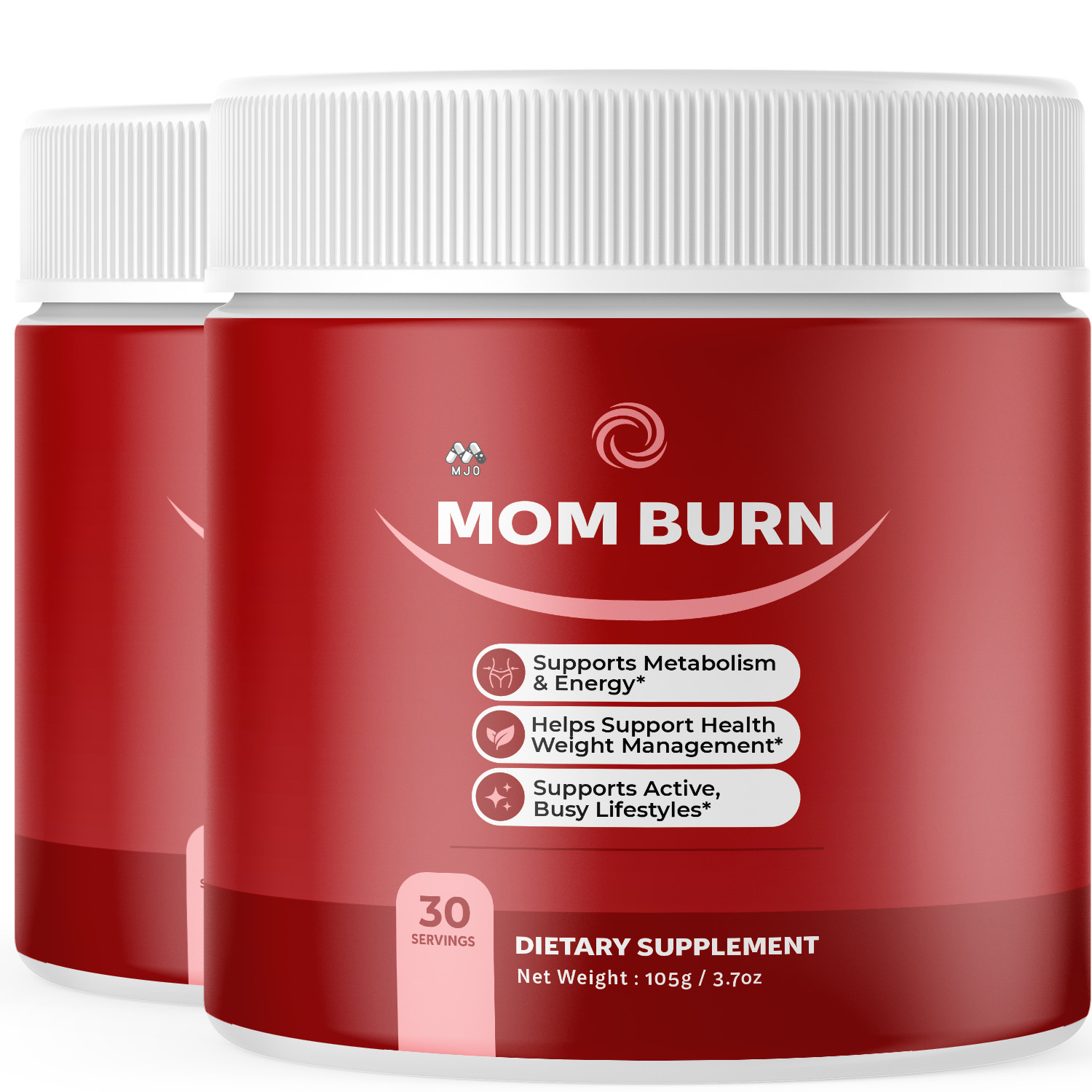 (2 Pack) Mom Burn Powder Support For Weight Management MomBurn 60 Servings