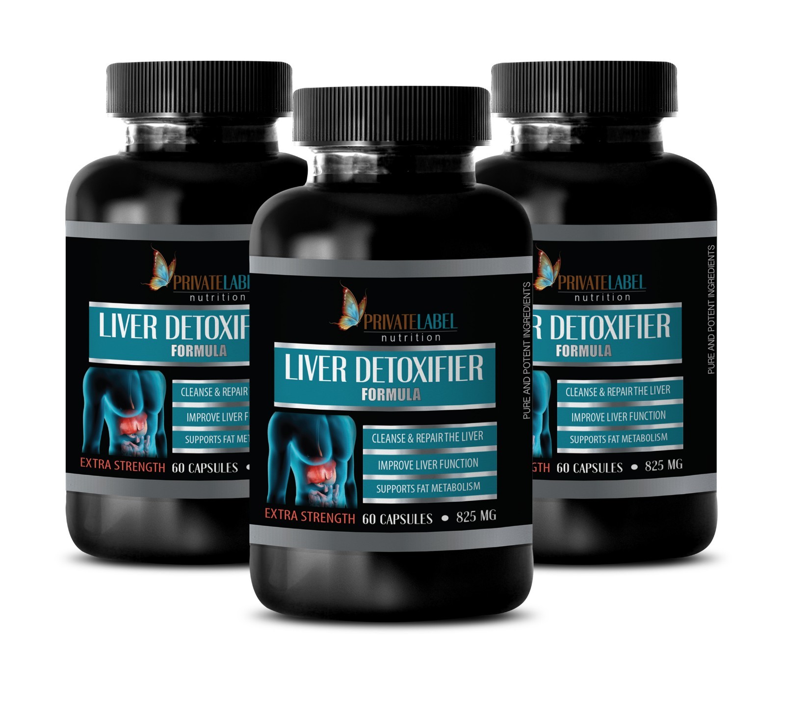 cleanse detox – LIVER DETOXIFIER FORMULA – immune health – 3 Bottles