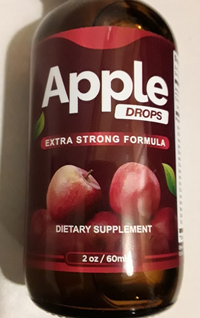 2 APPLE DROPS Extra Strong Formula Dietary Supplement 2oz Each Sealed Exp. 10/26