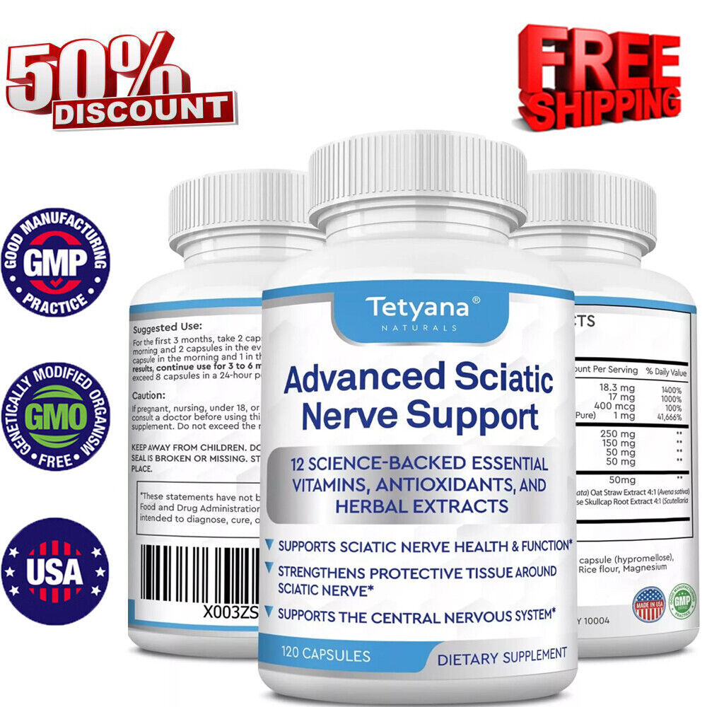 Advanced Sciatic Nerve Support Alpha Lipoic Acid Benfotiamine Nervous System