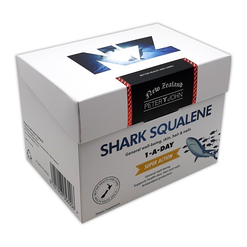 PETER AND JOHN New Zealand SHARK SQUALENE 200 Capsules