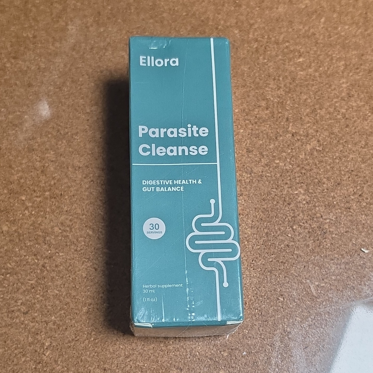 Ellora Parasite Cleanse Digestive Support Liquid Drops Raspberry 30 mL 1 fl oz
