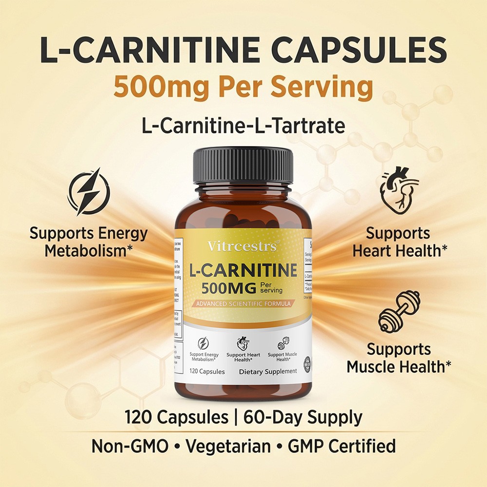 Non-GMO Muscle Supplement for Energy Production & Post-Workout 30/60/120 Caps