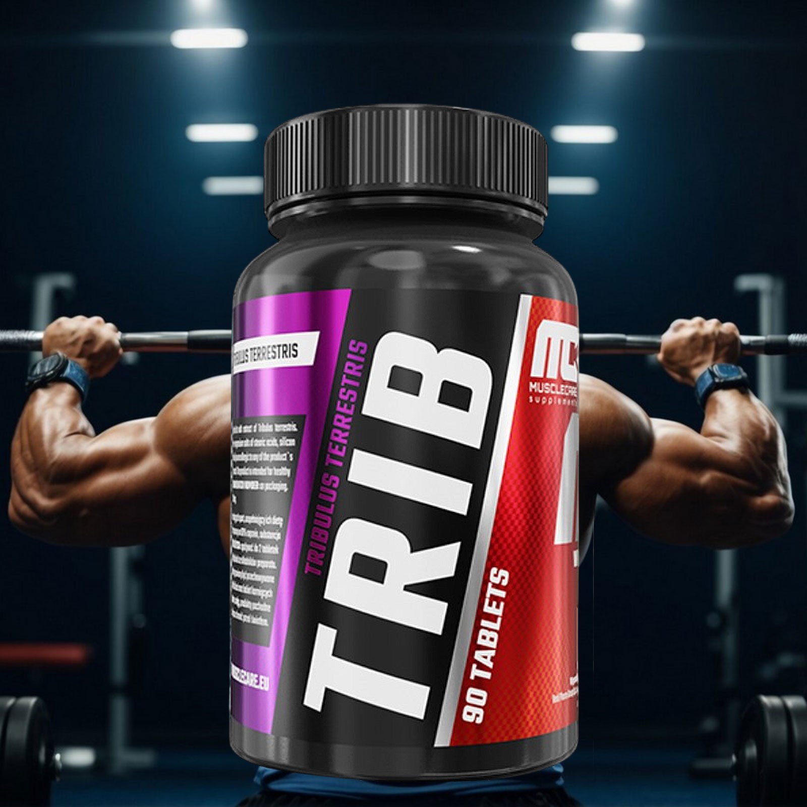 TRIB - 90 Tablets – 1000 mg – Tribulus Terrestris – Testo, Libido, Muscle Growth