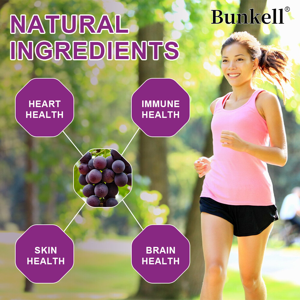 Resveratrol Capsules,Supports Heart,Brain And Immune Health,Antioxidant