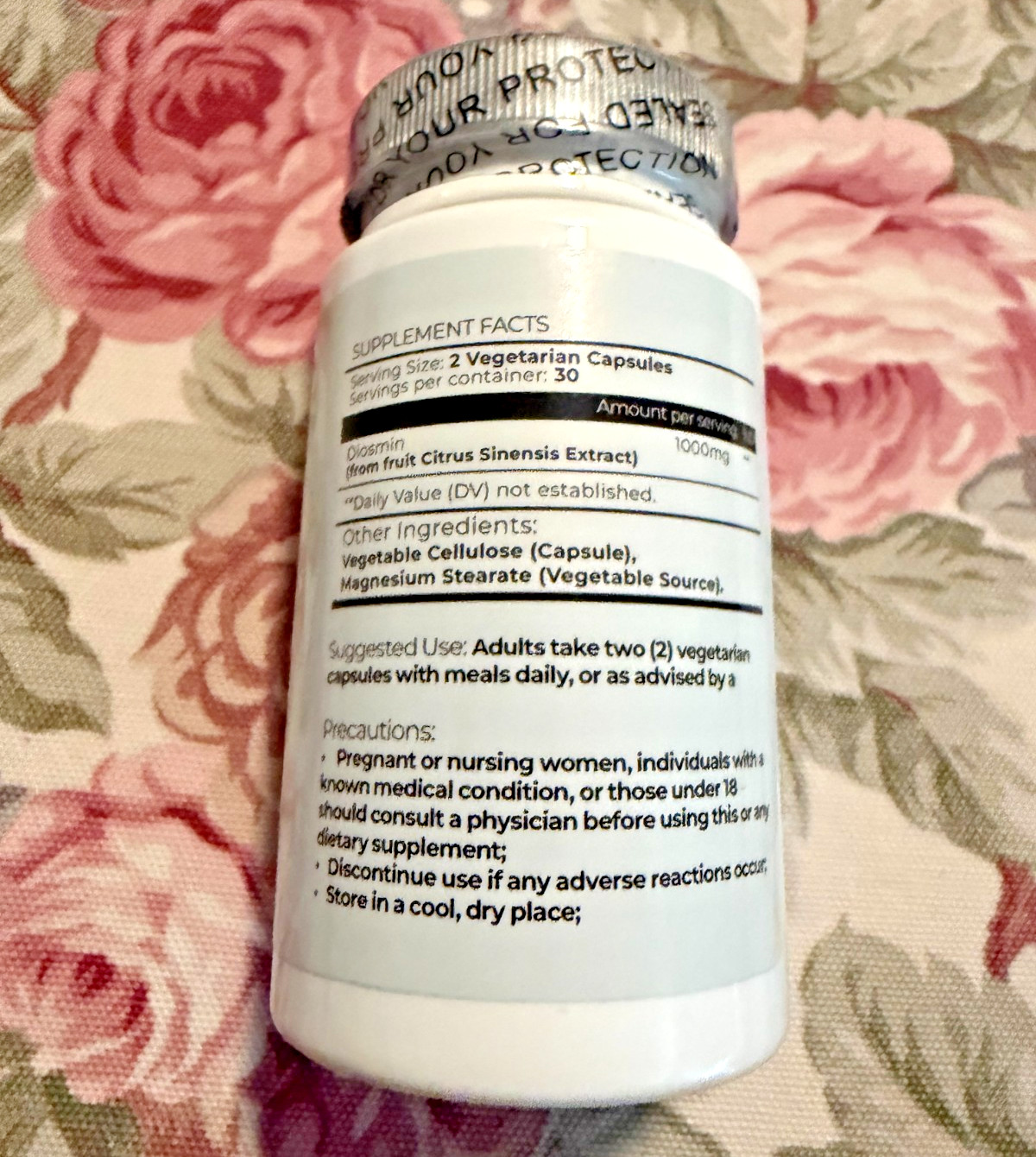Selevit Vascular Support (Diosmin) 1000mg ~ Derived from Citrus Sinensis