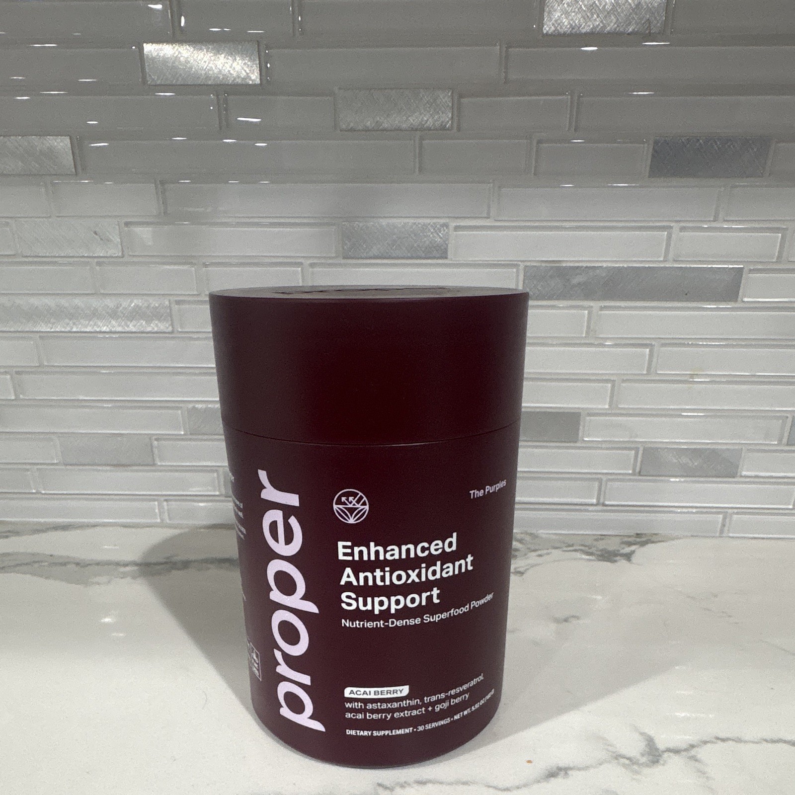 proper The Purples Superfood Powder, Antioxidant Support, Acai Berry, GF DF