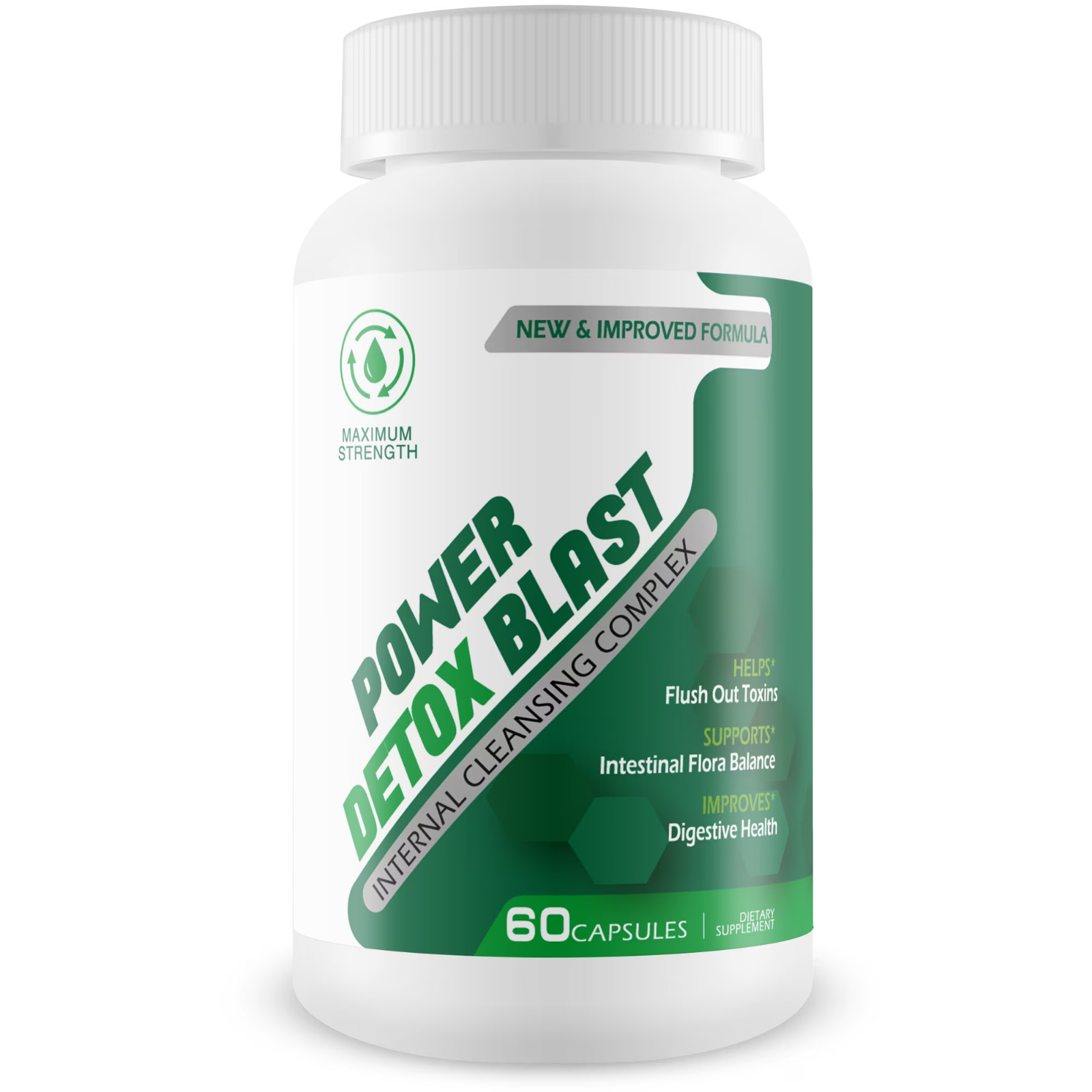 Power Detox Blast – Internal Cleansing Complex – Flush Toxins – Digestive