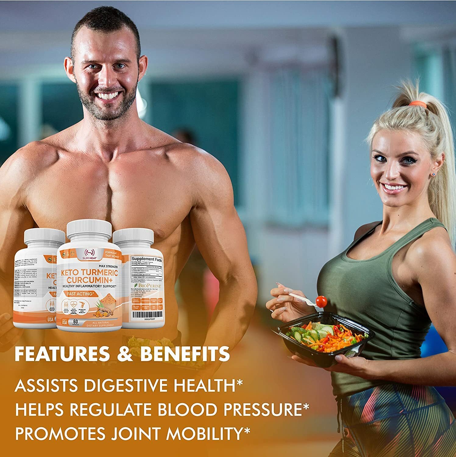 Turmeric Curcumin 95% Standardized w/ Black Paper – Joint & Inflammatory Support