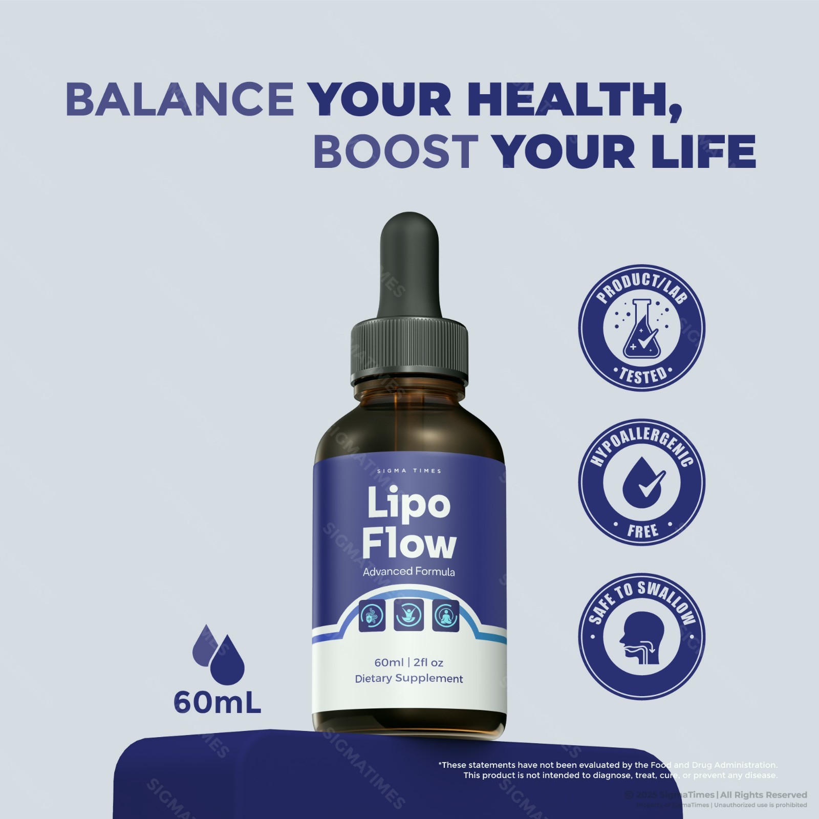 Lipo Flow Drops – Natural Energy, Metabolism & Weight Loss Support (30 serv)