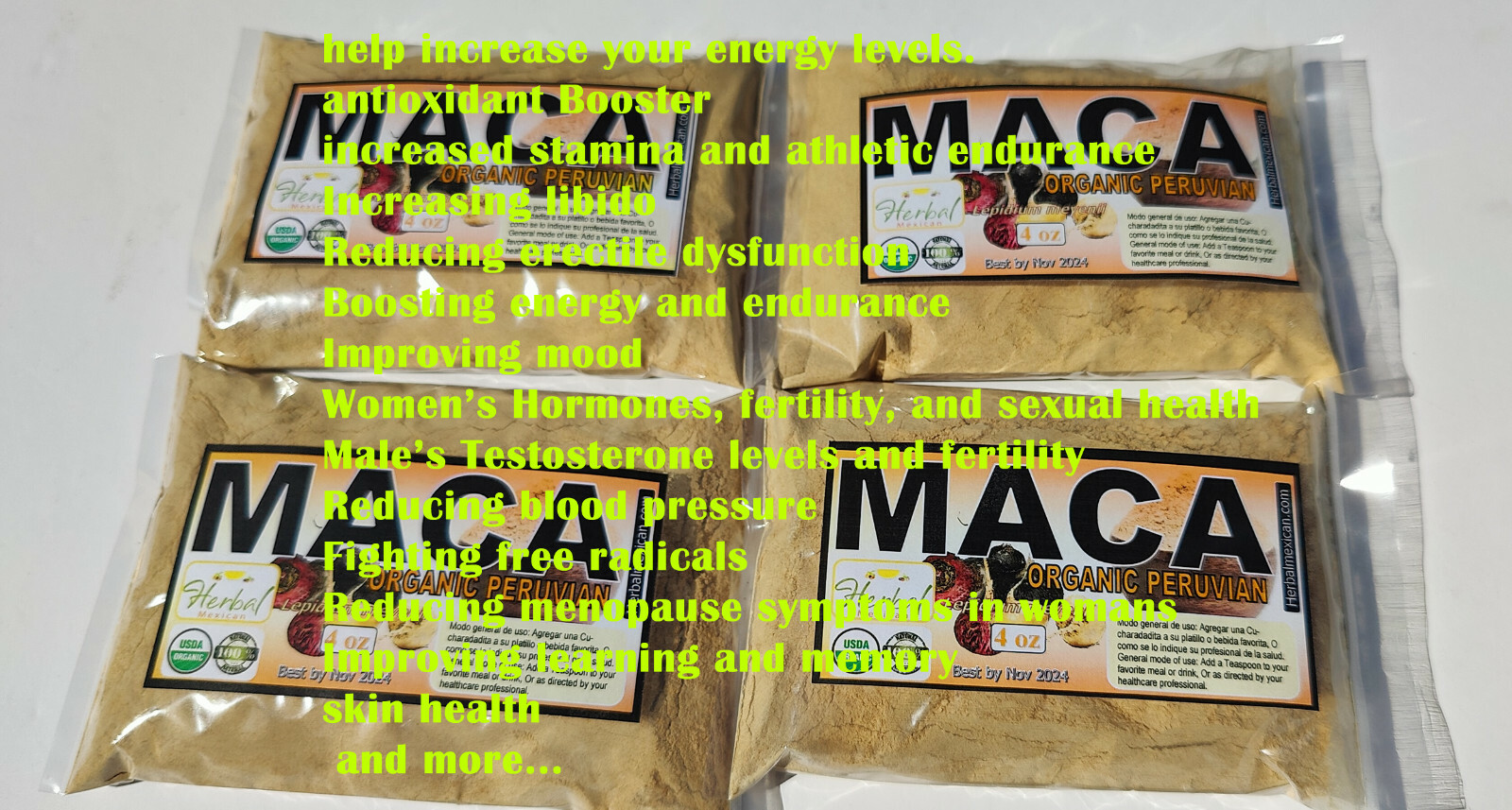 Organic Super food/superfood peruvian ginseng Maca Root Powder Raw maca powder