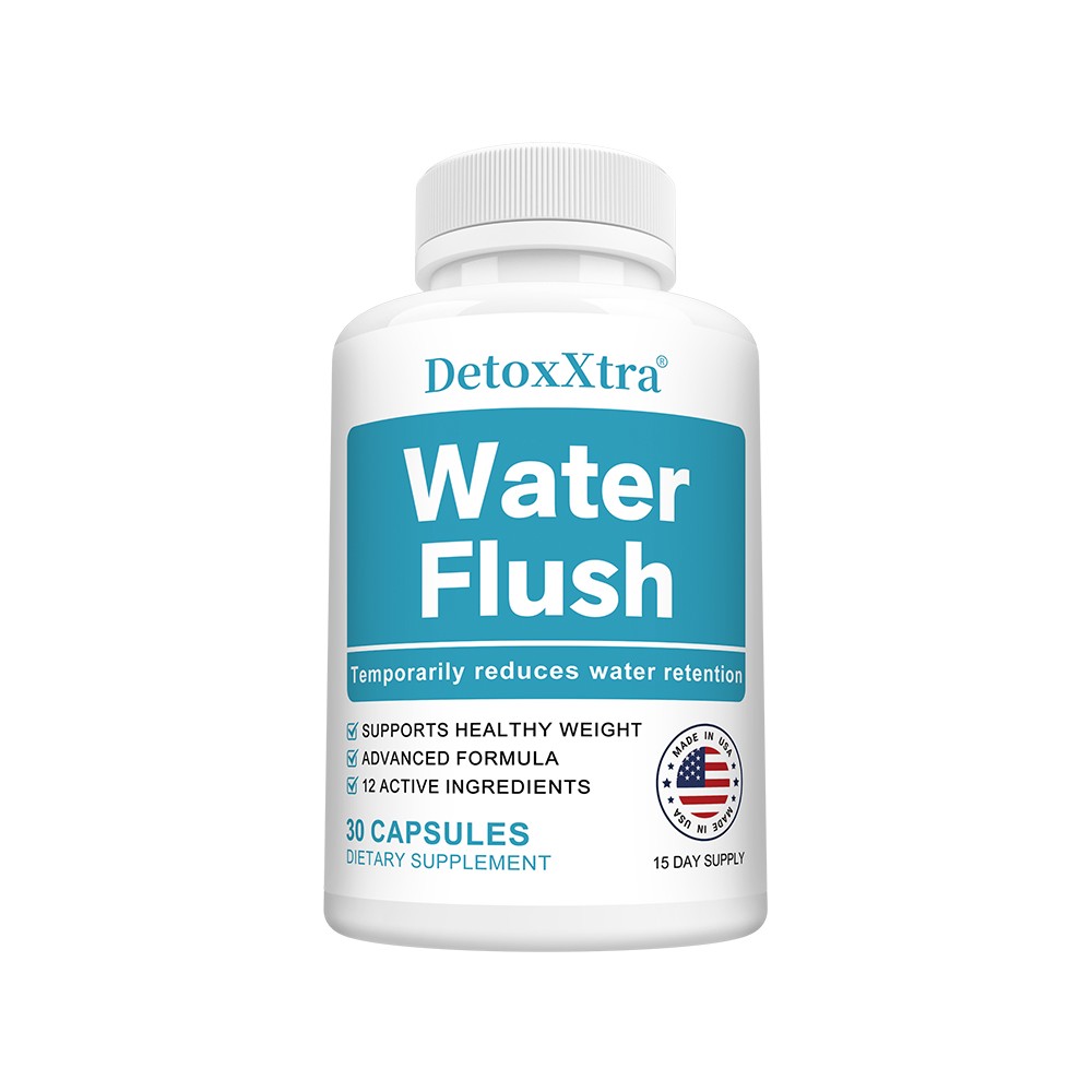 Water Flush Pills – 12-in-1 Formula to Reduce Bloating, Swelling 30/60/120 Caps