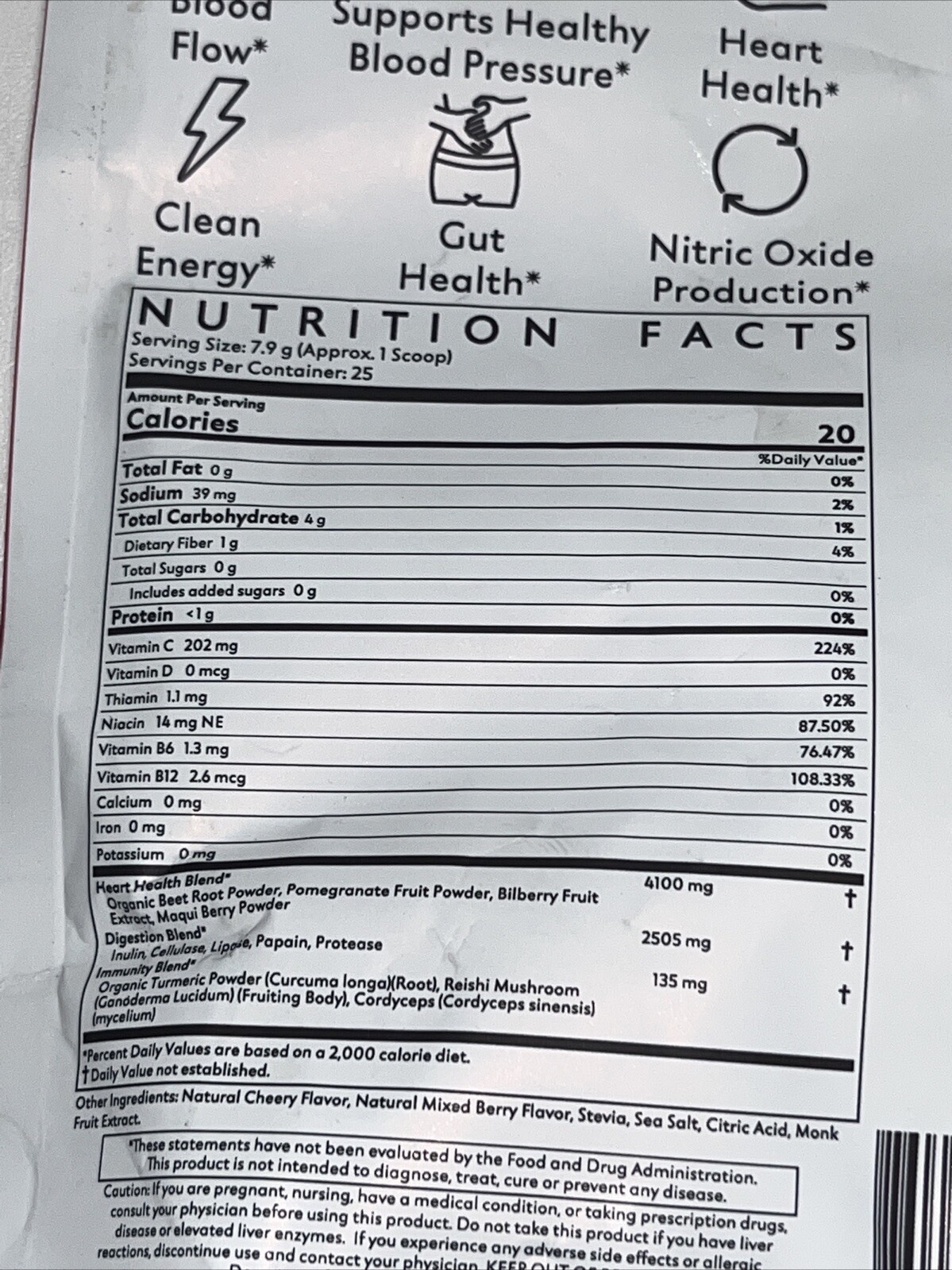 Beets + Cherry Berry Heart, Bond, Digestion Sealed 25 Servings