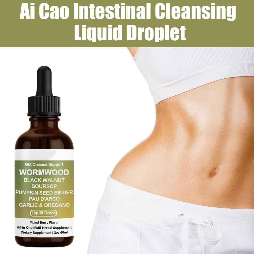 Premium ut Cleanse Liquid Drops – Black Walnut Soursop Pumpkin Seed Bind USN. P