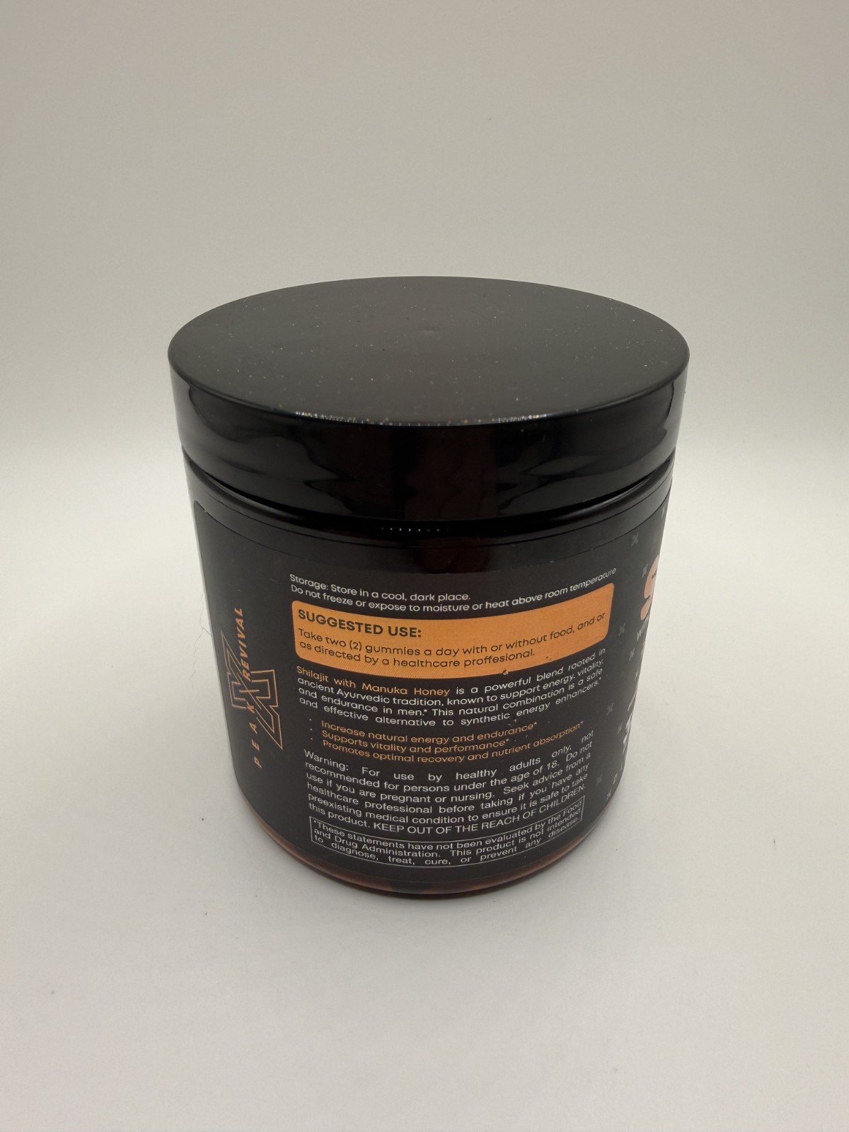 Peak Revival Shilajit Manuka Honey / Mixed Berry Flavor 60 Gummies – Brand New
