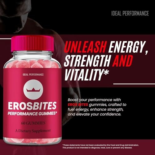Eros Bites General Wellness Supplement – 120 Gummies (2 Pack)