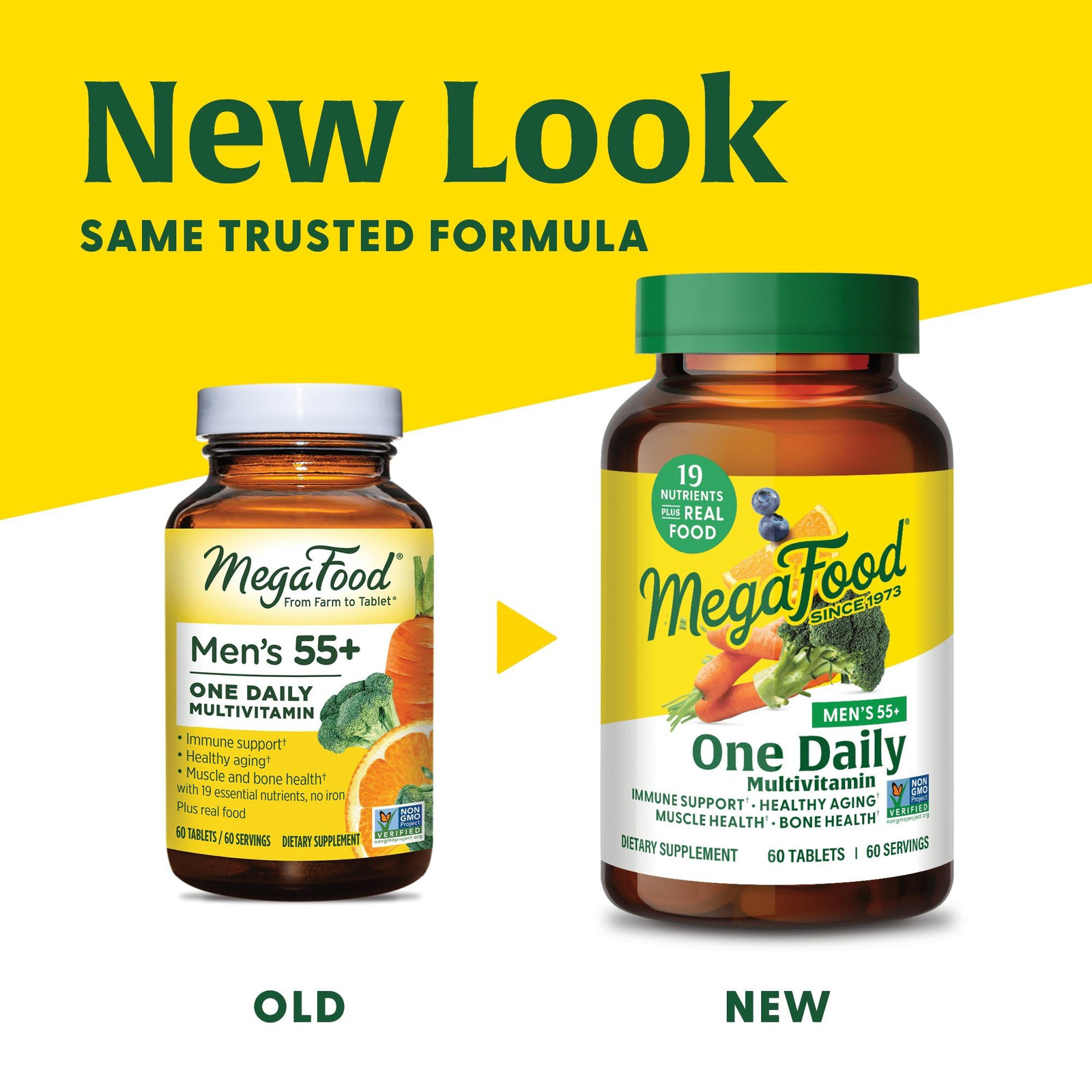 Mens 55+ One Daily Multivitamin 60 Tablet