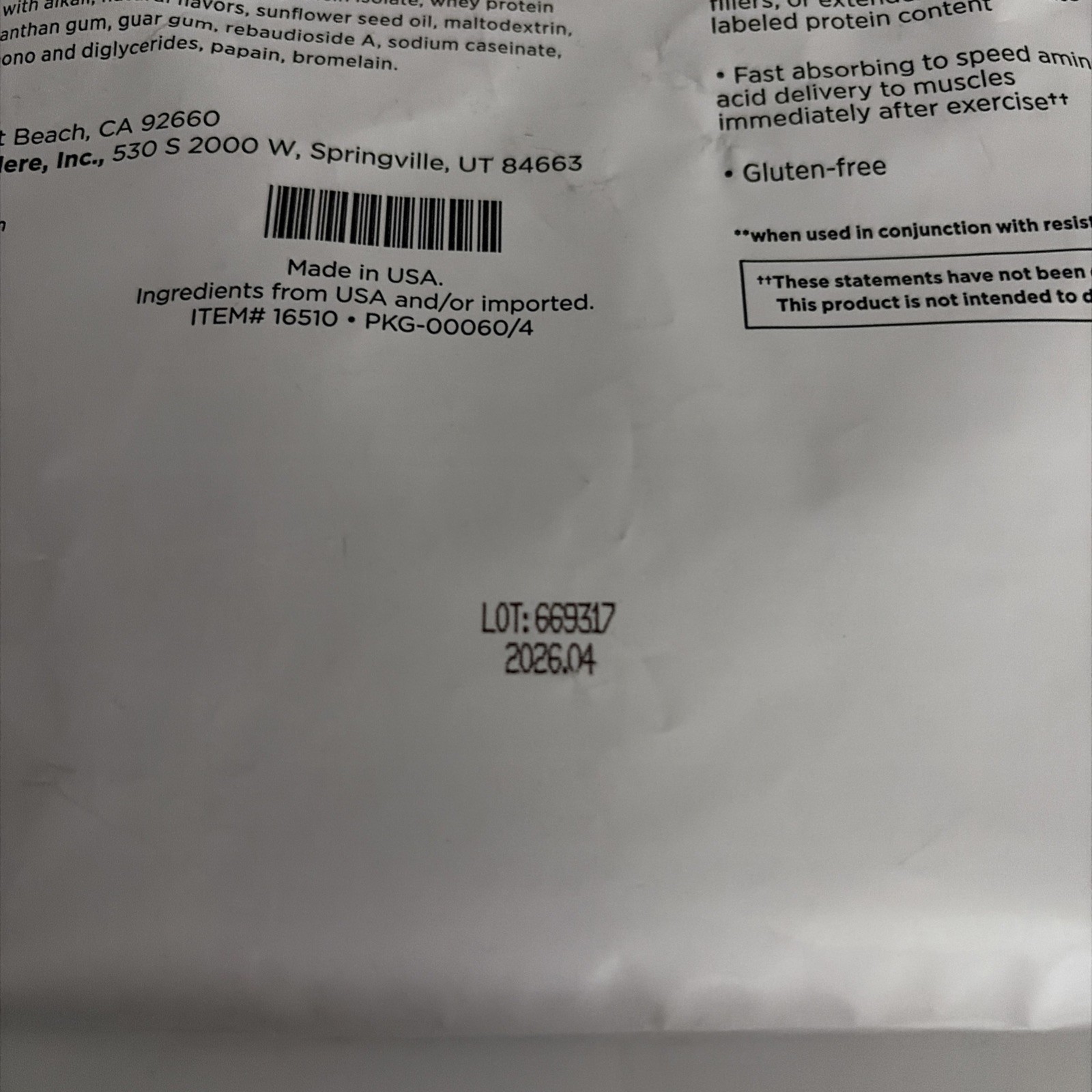 Modere Whey Protein Chocolate 1.3lbs Muscle, Ultra-filtered. New sealed exp 4/26