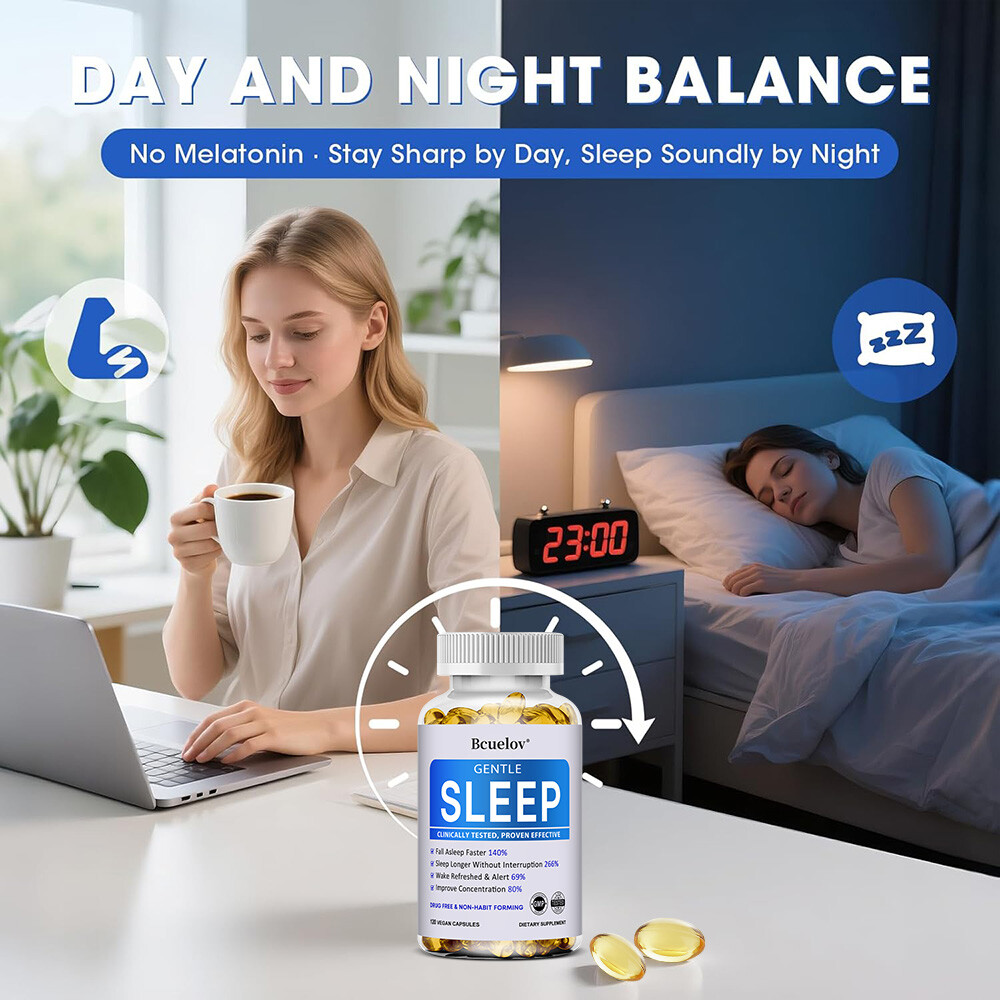 Gentle Sleep Capsules,Improve Sleep Quality And Enhance Immune Health,Relax Mind