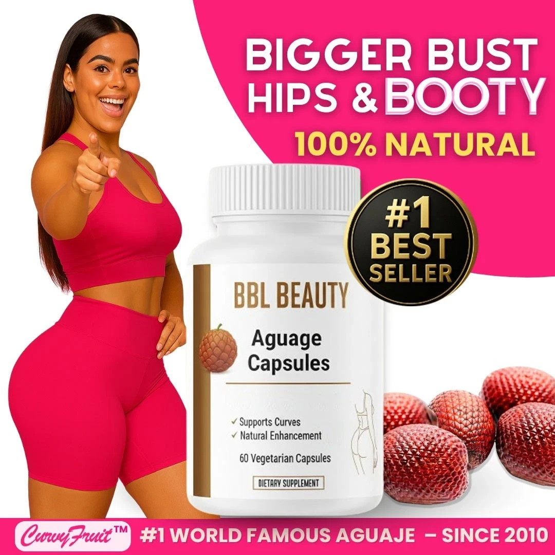 BIGGER BOOTY, WIDER HIPS & THICKER LEG: Aguaje Curvy Fruit + Maca root 60ct USA